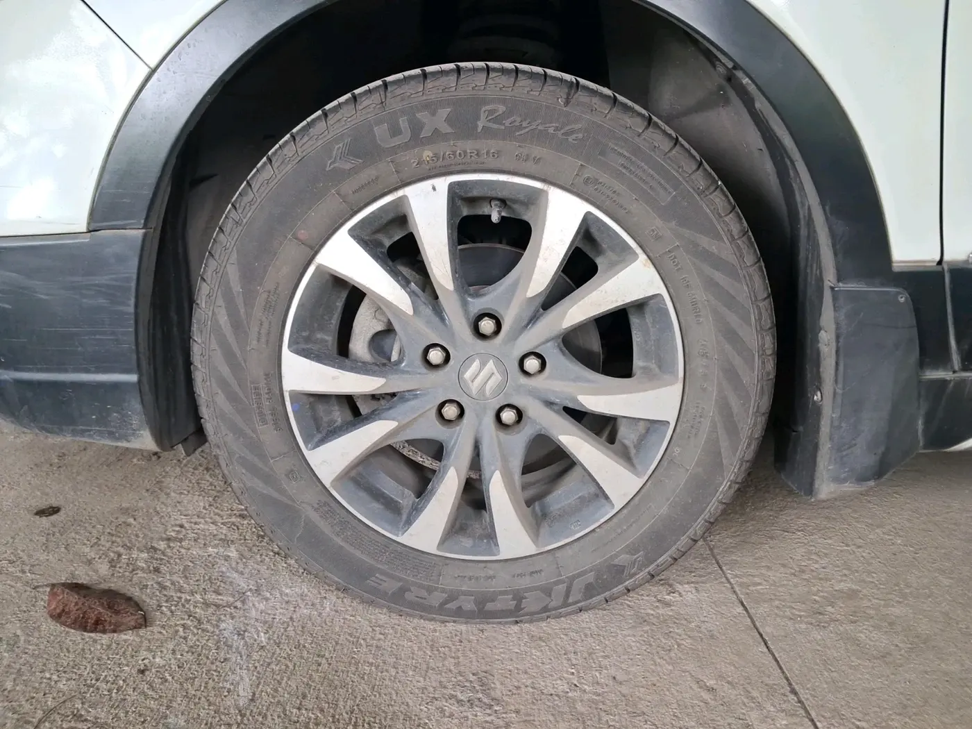 2022 Maruti S Cross ZETA AT 1.5, Petrol, Automatic, 54,751 km, tyre