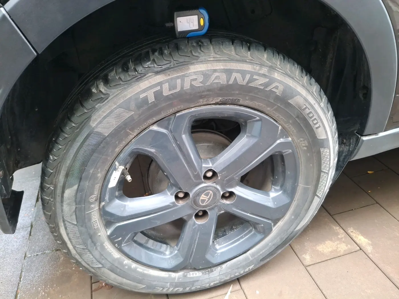 2022 Tata NEXON XZ PLUS (PREMIUM) DARK EDITION PETROL, Petrol, Manual, 54,485 km, tyre