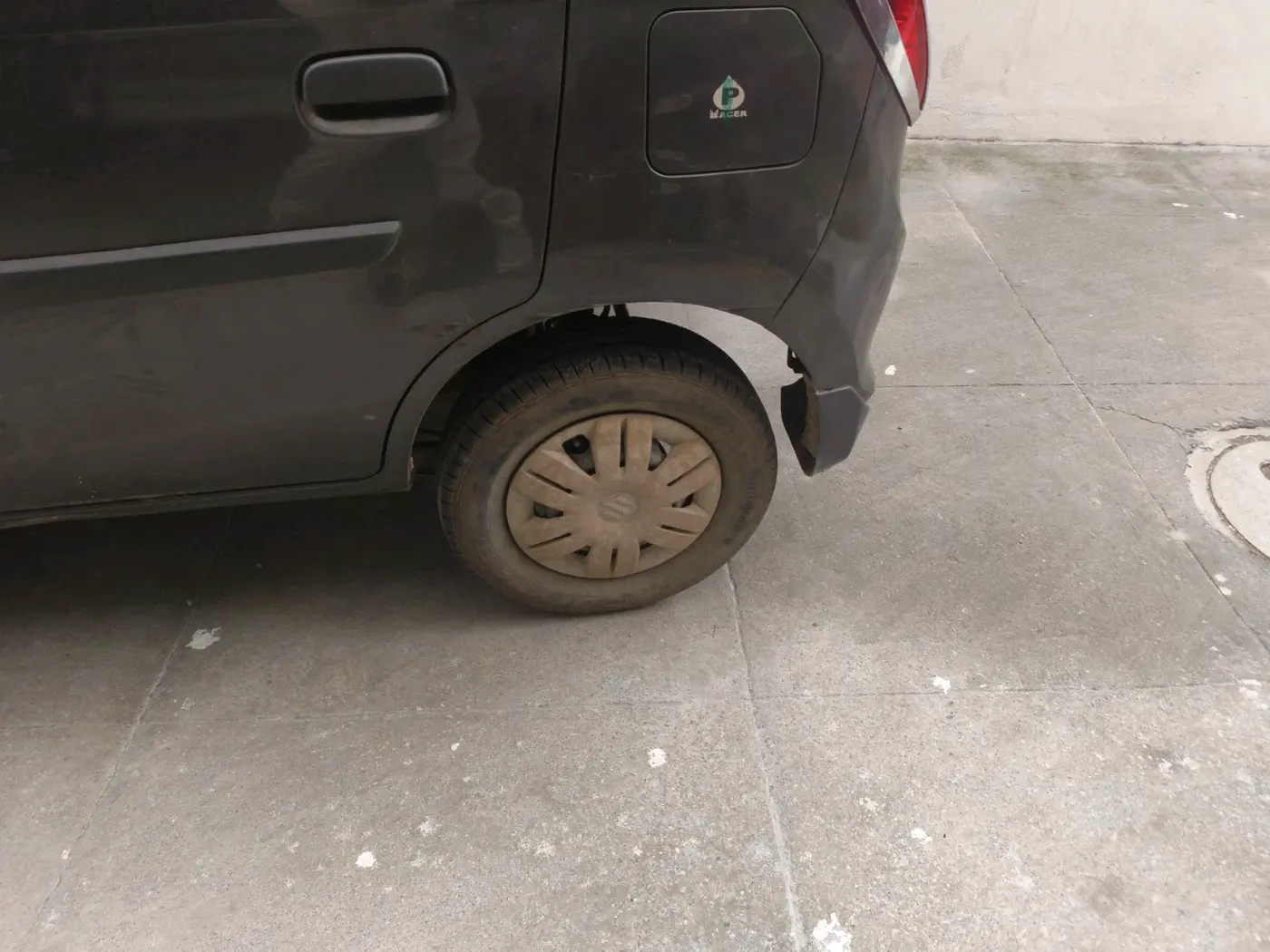 2018 Maruti Alto 800 LXI O, Petrol, Manual, 60,765 km, tyre