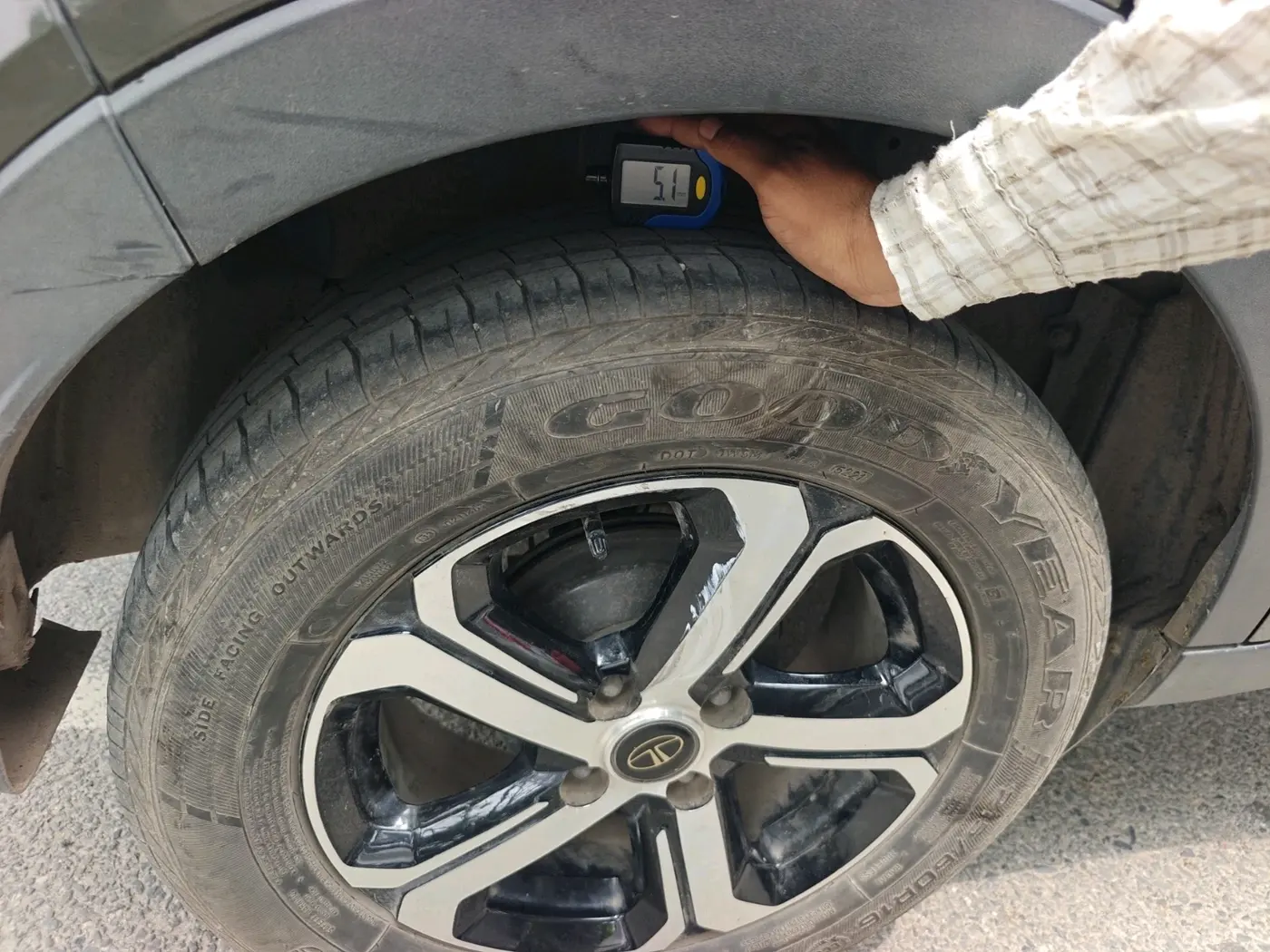 2022 Tata NEXON XZA PLUS (O) PETROL, Petrol, Automatic, 38,846 km, tyre