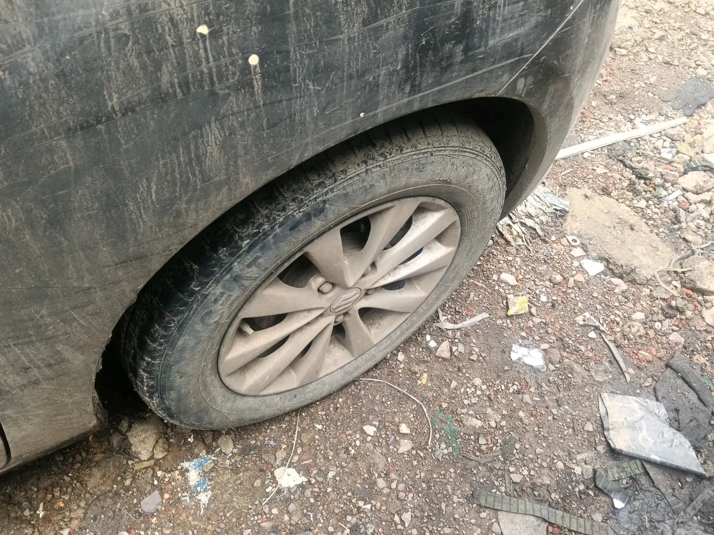 2015 Maruti Ertiga ZDI, Diesel, Manual, 1,14,802 km, tyre