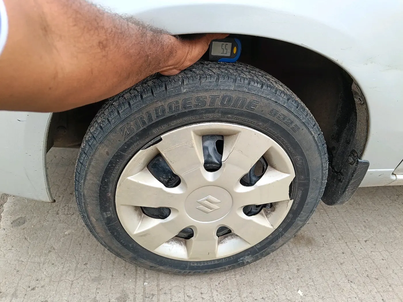 2012 Maruti Alto K10 VXI, Petrol, Manual, 50,019 km, tyre