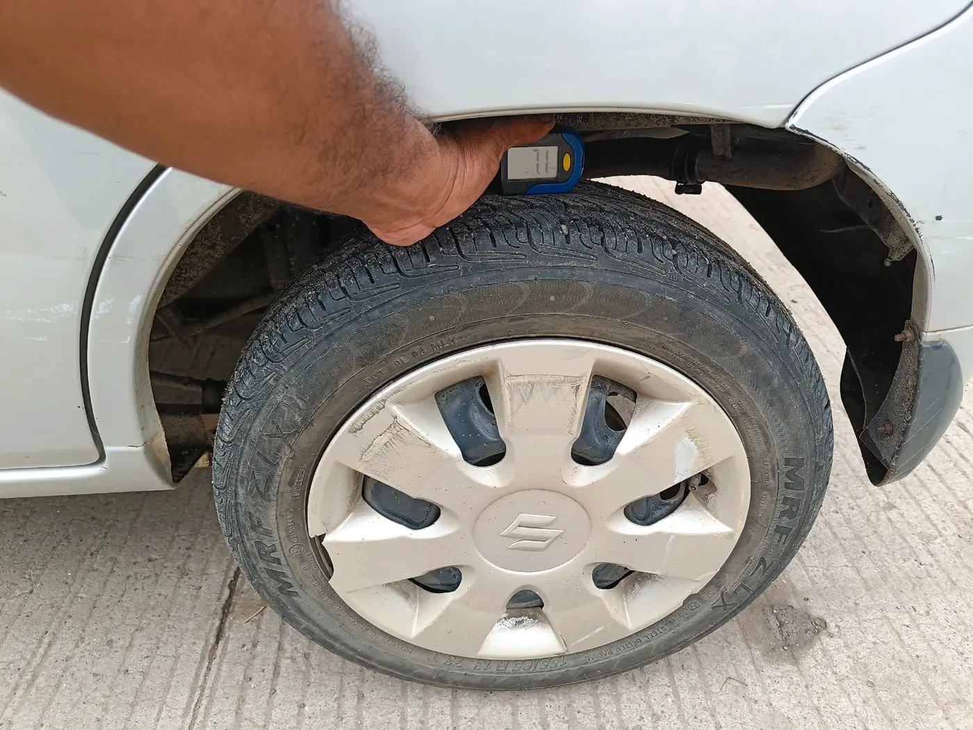 2012 Maruti Alto K10 VXI, Petrol, Manual, 50,019 km, tyre