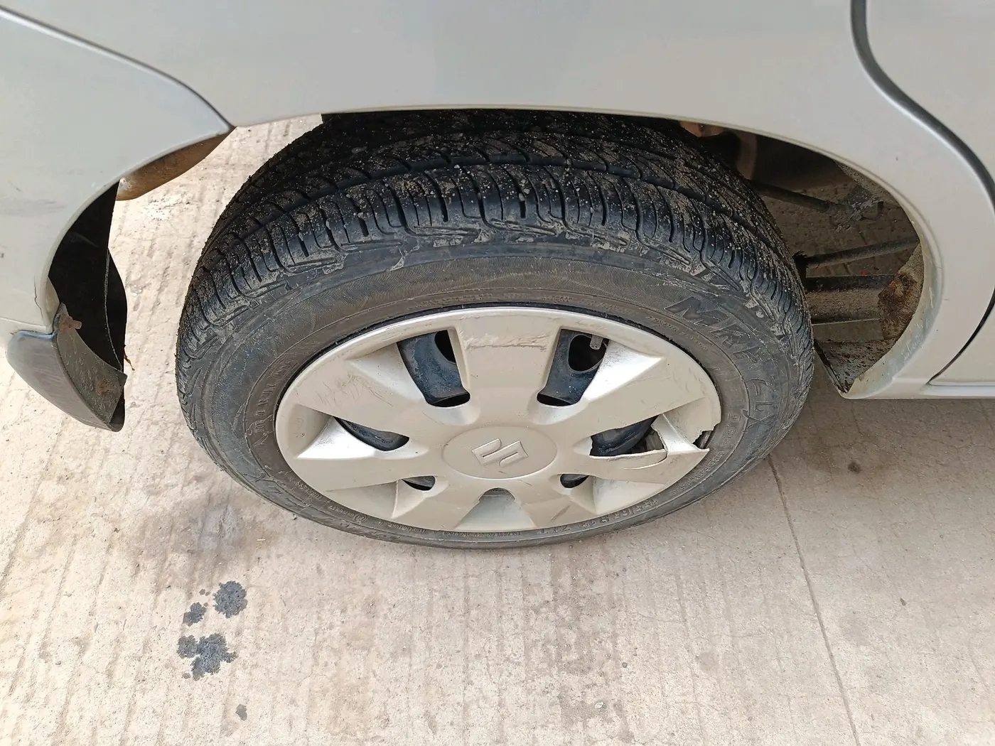2012 Maruti Alto K10 VXI, Petrol, Manual, 50,019 km, tyre