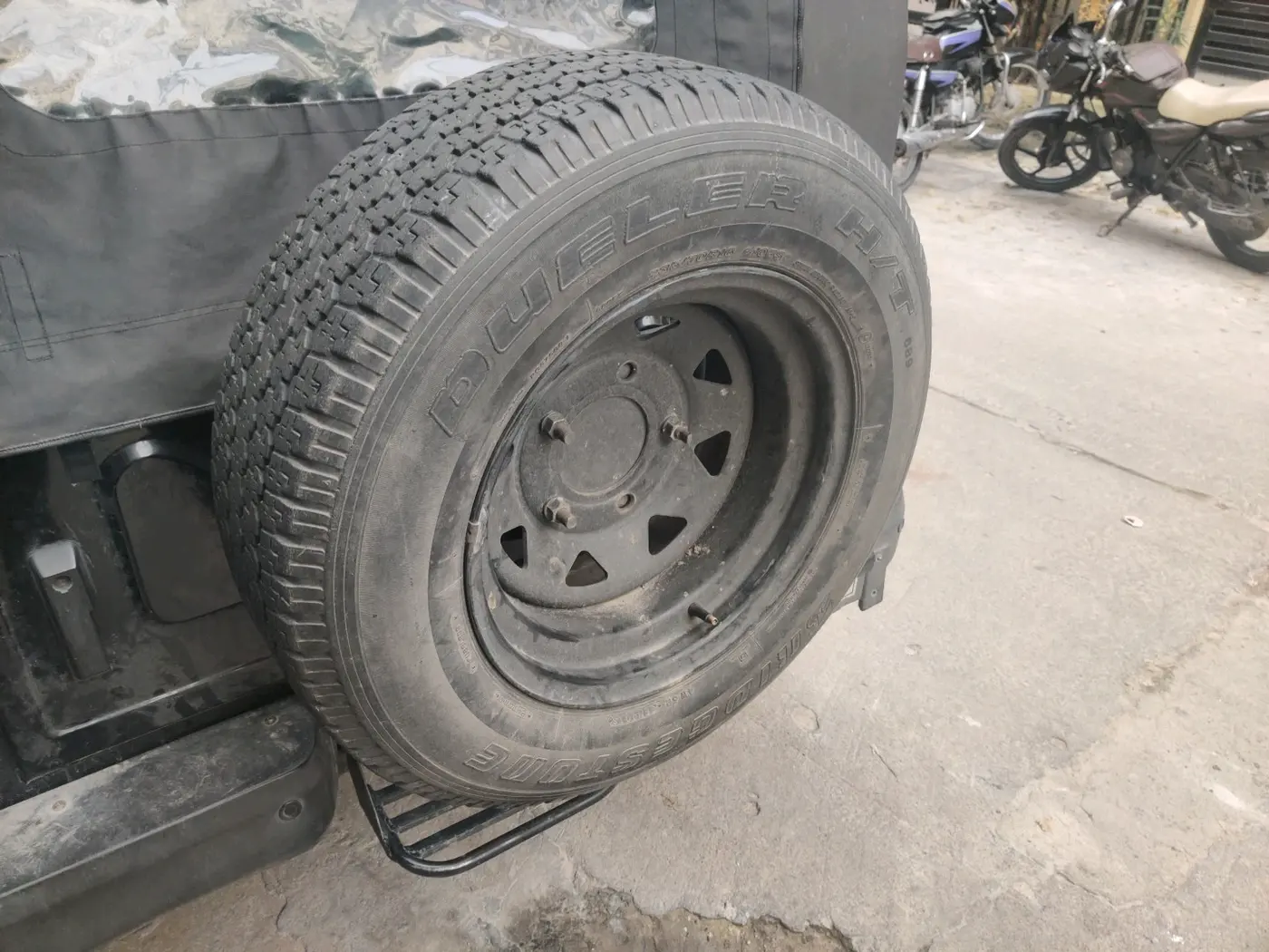 2018 Mahindra Thar CRDE 4X4 AC, Diesel, Manual, 43,082 km, tyre