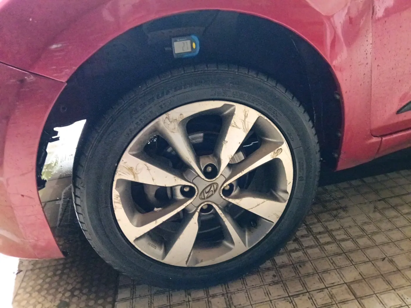 2015 Hyundai Elite i20 ASTA 1.2, Petrol, Manual, 91,603 km, tyre