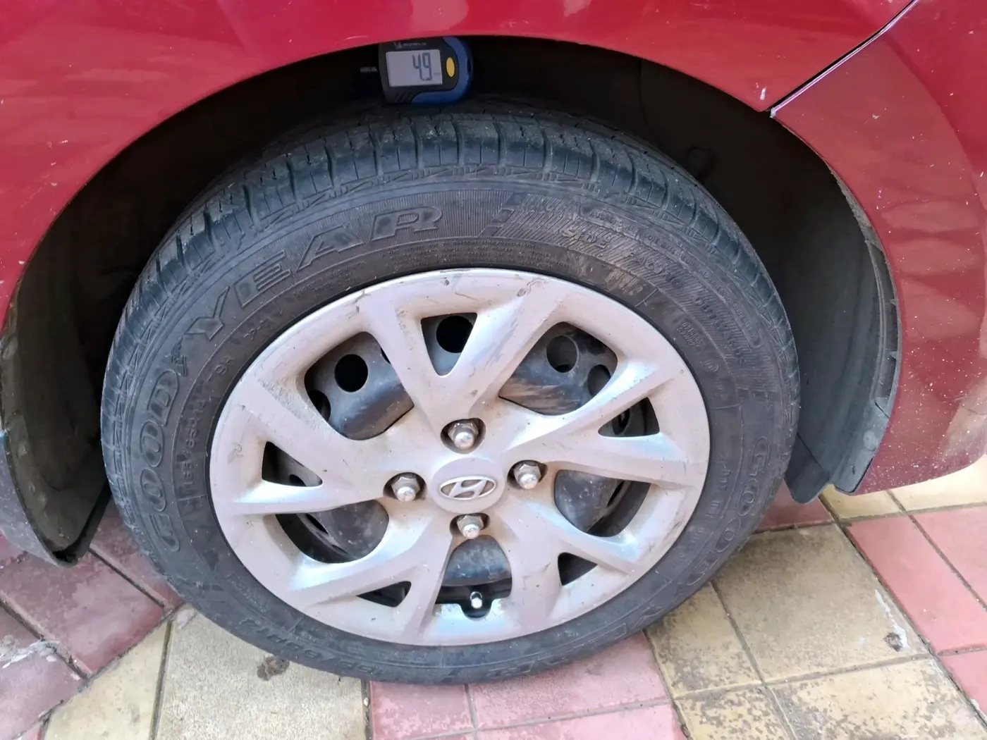2017 Hyundai Grand i10 MAGNA 1.2 KAPPA VTVT, Petrol, Manual, 48,326 km, tyre