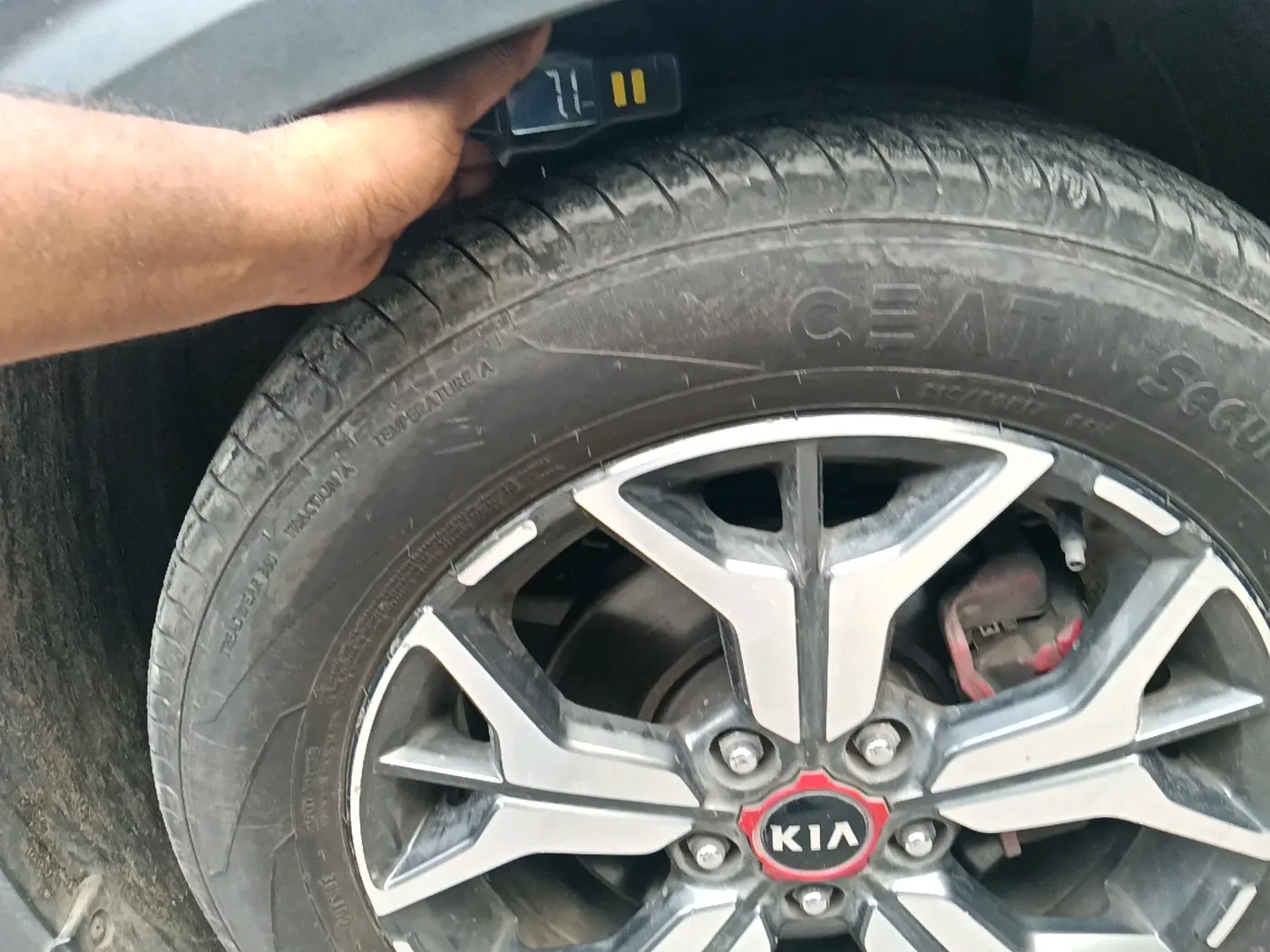 2019 KIA SELTOS GTX PLUS DCT 1.4 PETROL, Petrol, Automatic, 1,14,160 km, tyre