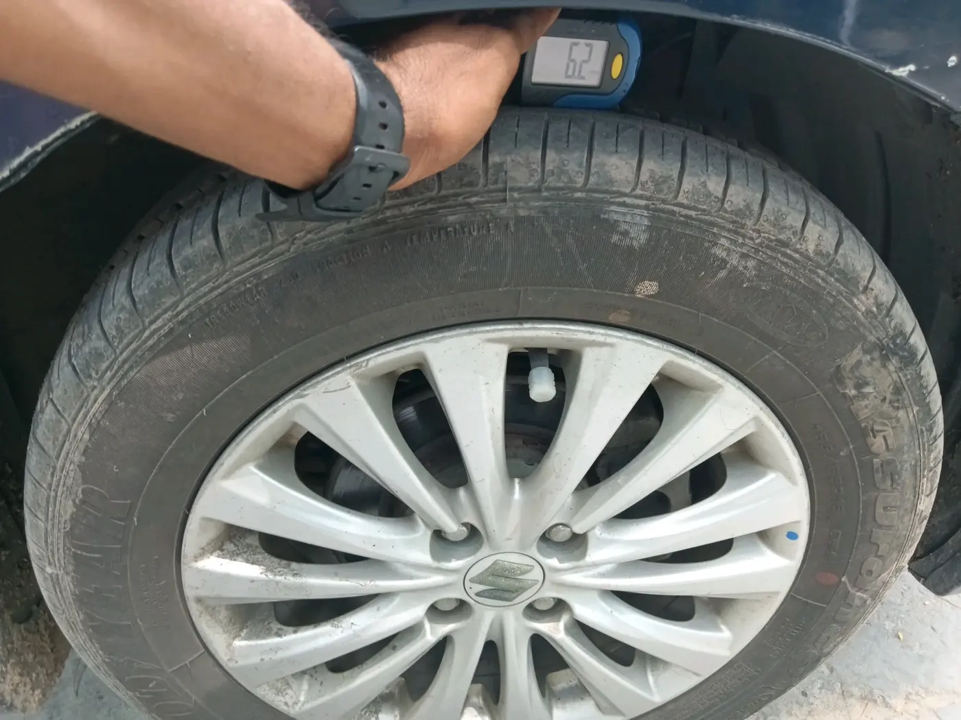 2022 Maruti Ciaz ZETA AT 1.5  SHVS PETROL, Petrol, Automatic, 70,008 km, tyre