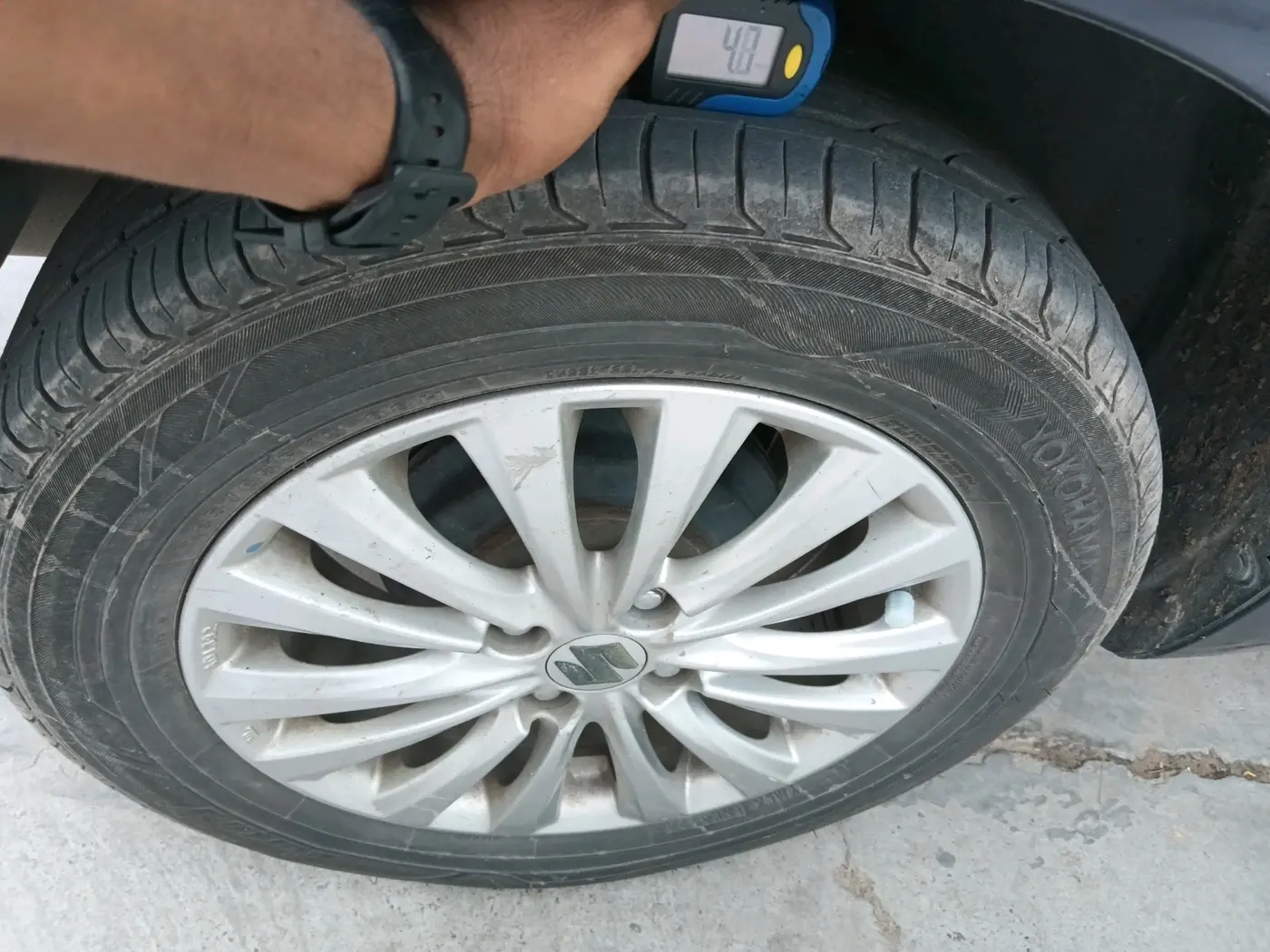 2022 Maruti Ciaz ZETA AT 1.5  SHVS PETROL, Petrol, Automatic, 70,008 km, tyre