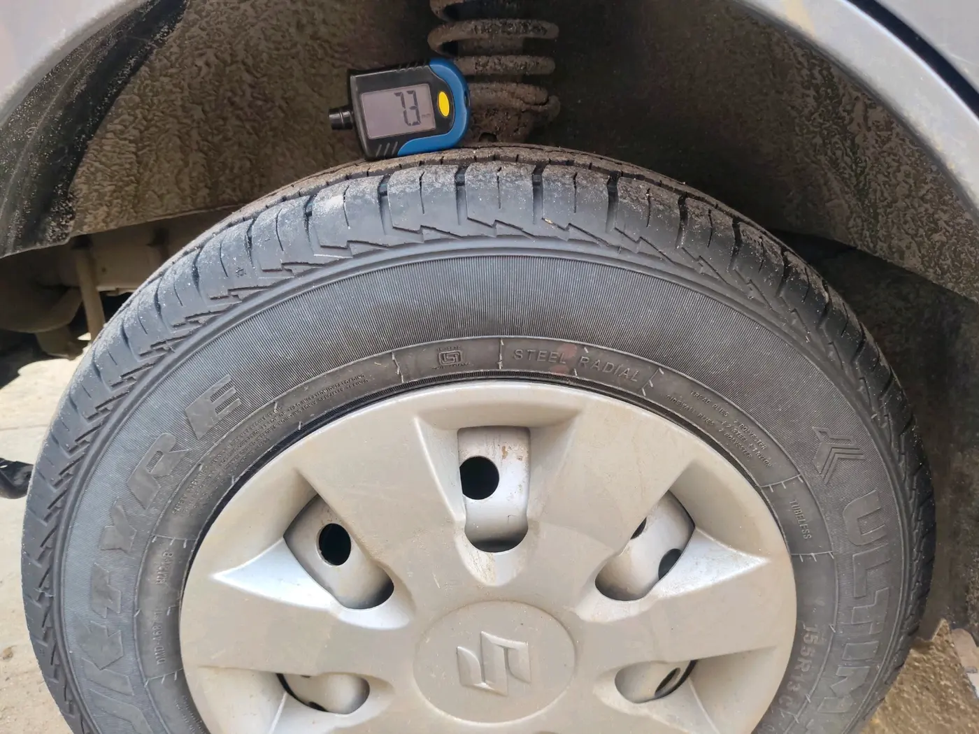 2026 Maruti Eeco 5 STR AC CNG, CNG, Manual, 3,073 km, tyre