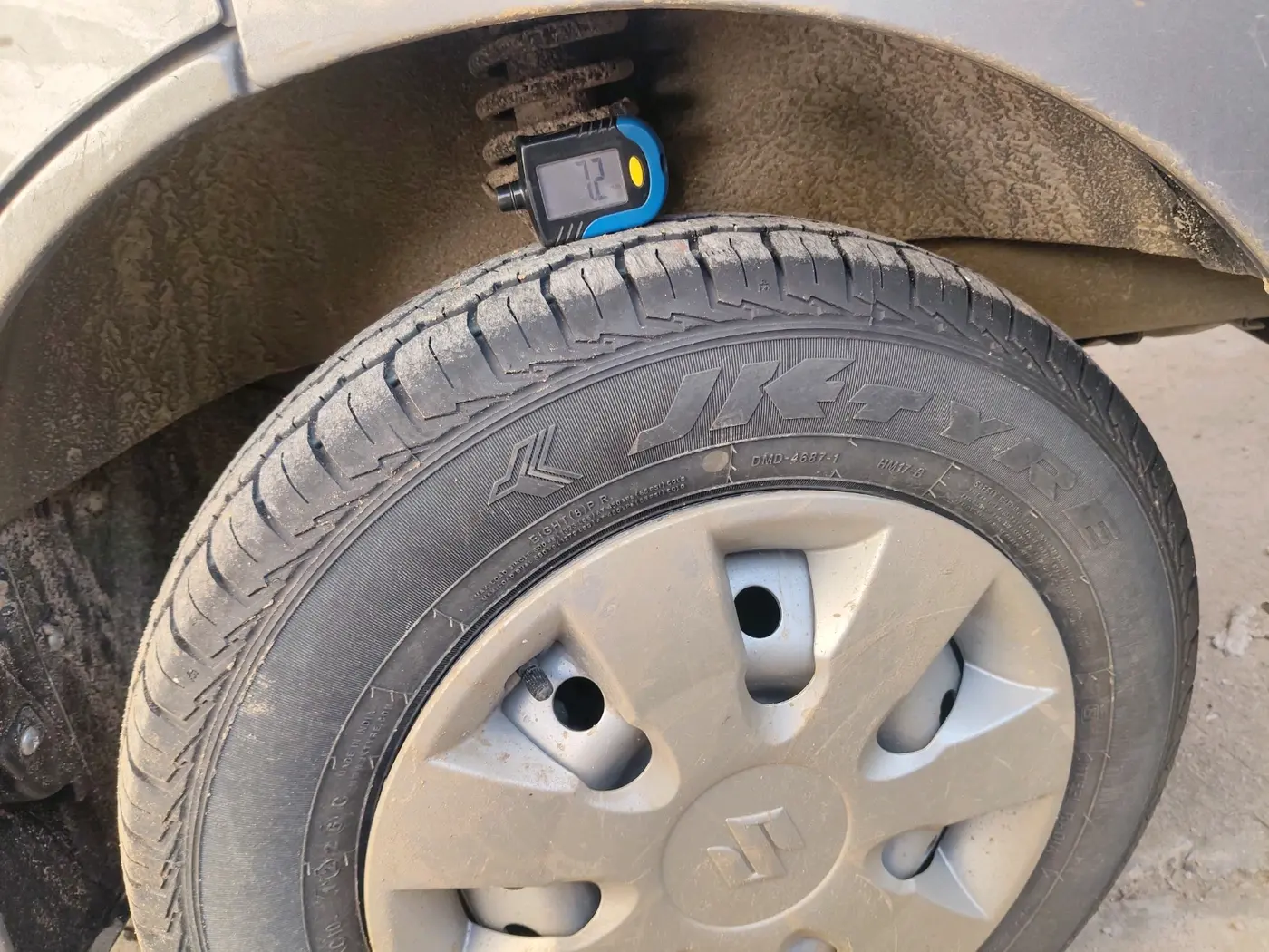 2026 Maruti Eeco 5 STR AC CNG, CNG, Manual, 3,073 km, tyre