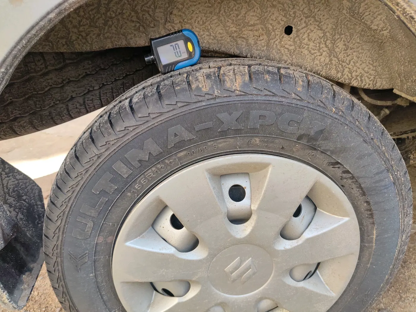 2026 Maruti Eeco 5 STR AC CNG, CNG, Manual, 3,073 km, tyre
