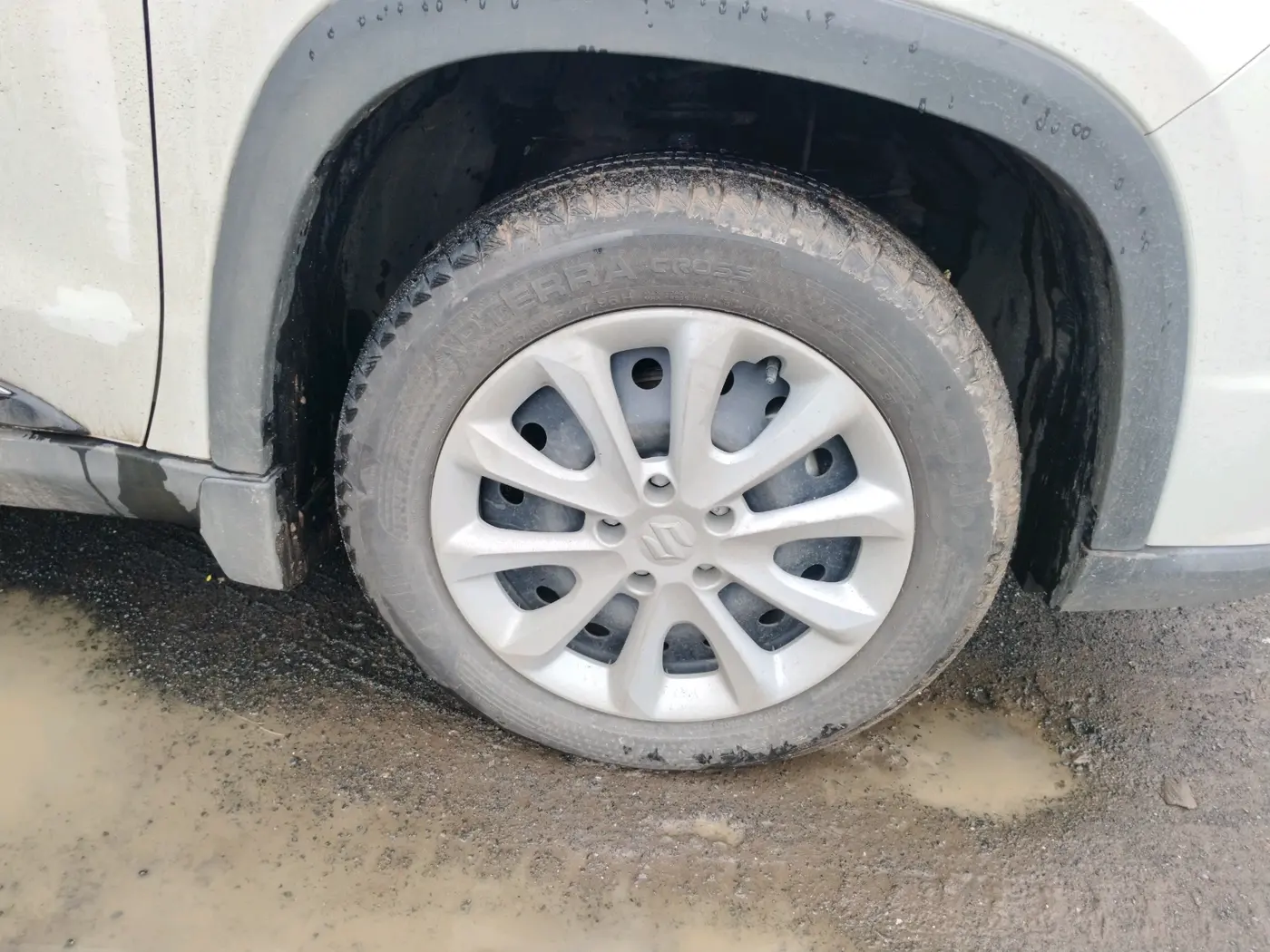2024 Maruti Grand Vitara DELTA SMART HYBRID, Petrol, Manual, 21,135 km, tyre