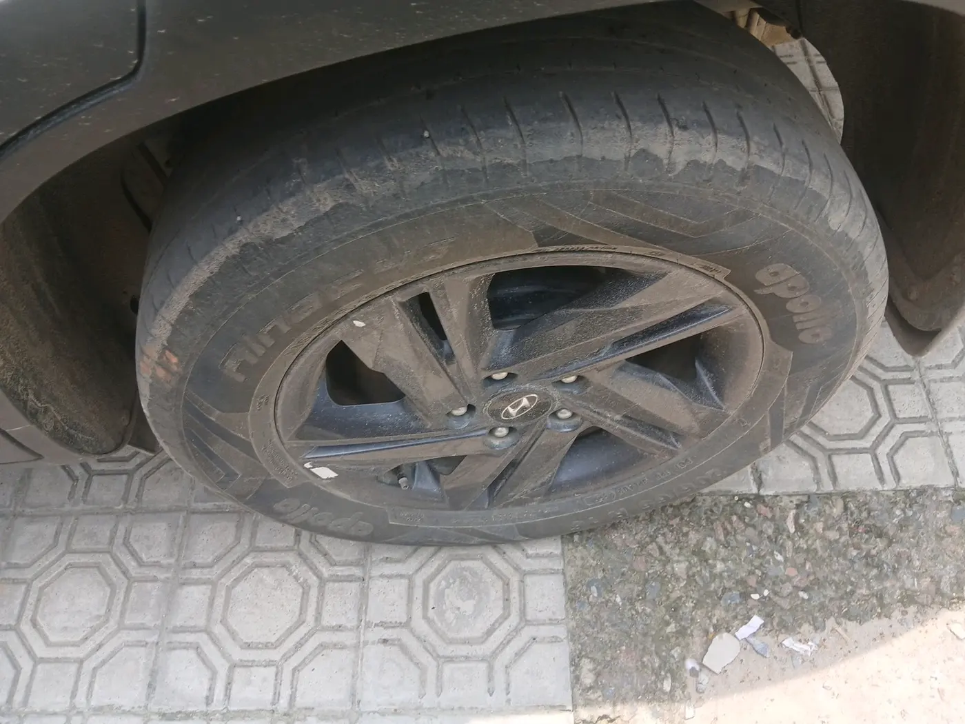 2022 Hyundai Creta S PLUS KNIGHT 1.5 DIESEL, Diesel, Manual, 1,16,870 km, tyre