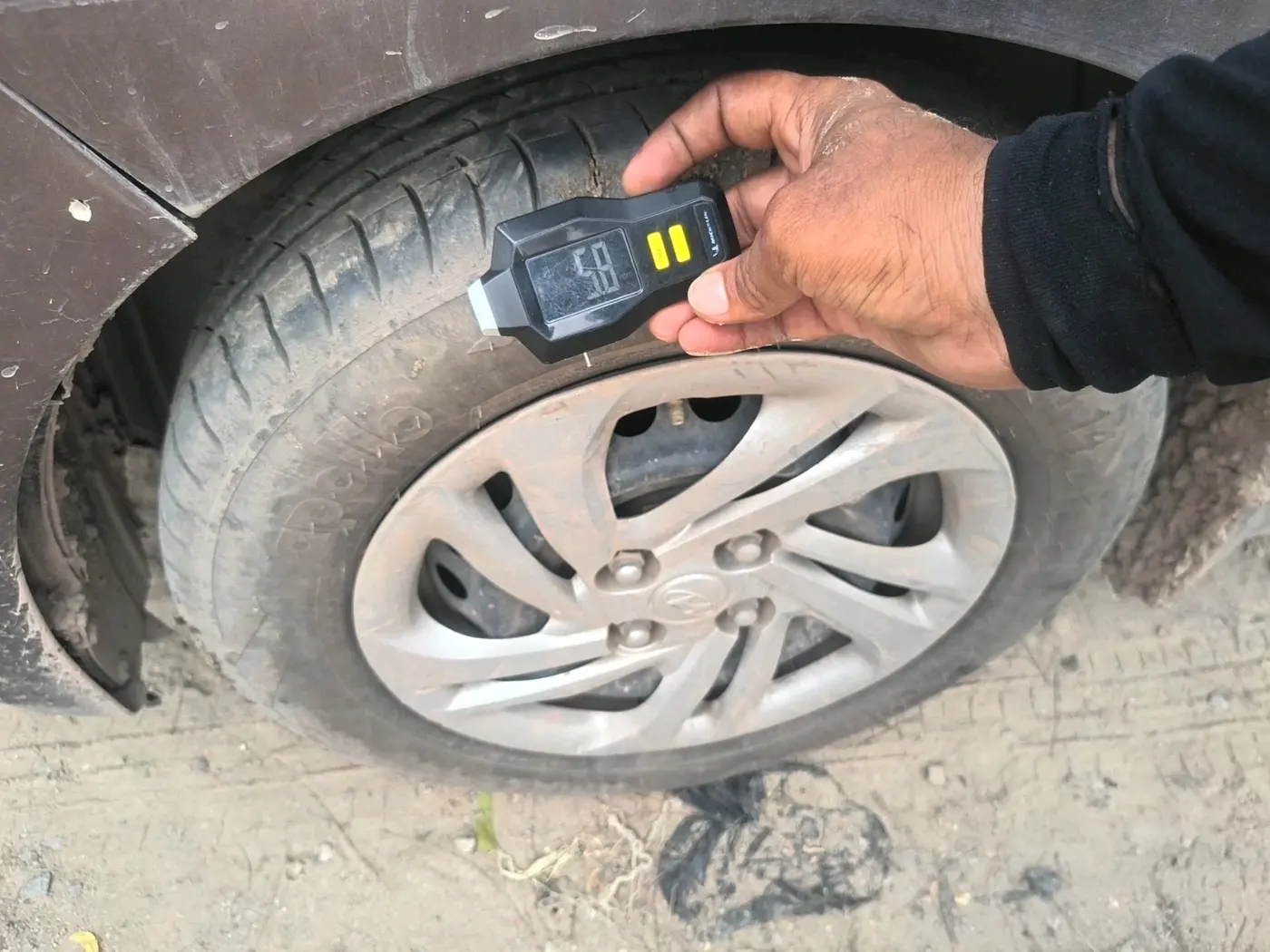 2020 Hyundai AURA S 1.2 CNG, CNG, Manual, 60,028 km, tyre