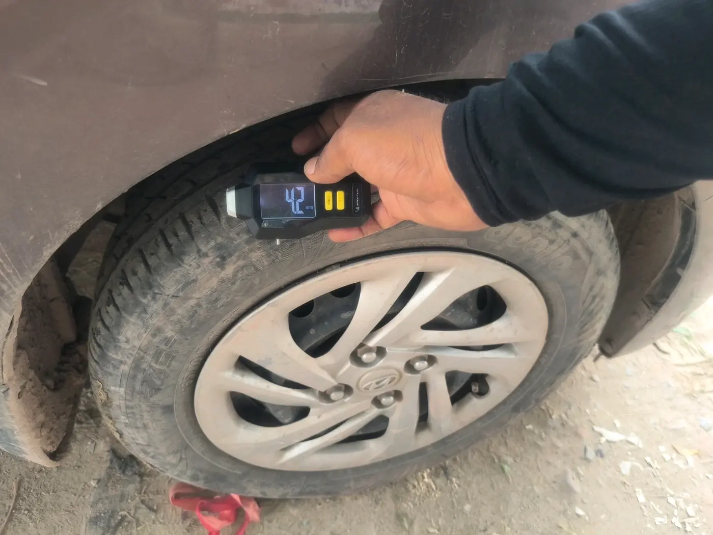 2020 Hyundai AURA S 1.2 CNG, CNG, Manual, 60,028 km, tyre