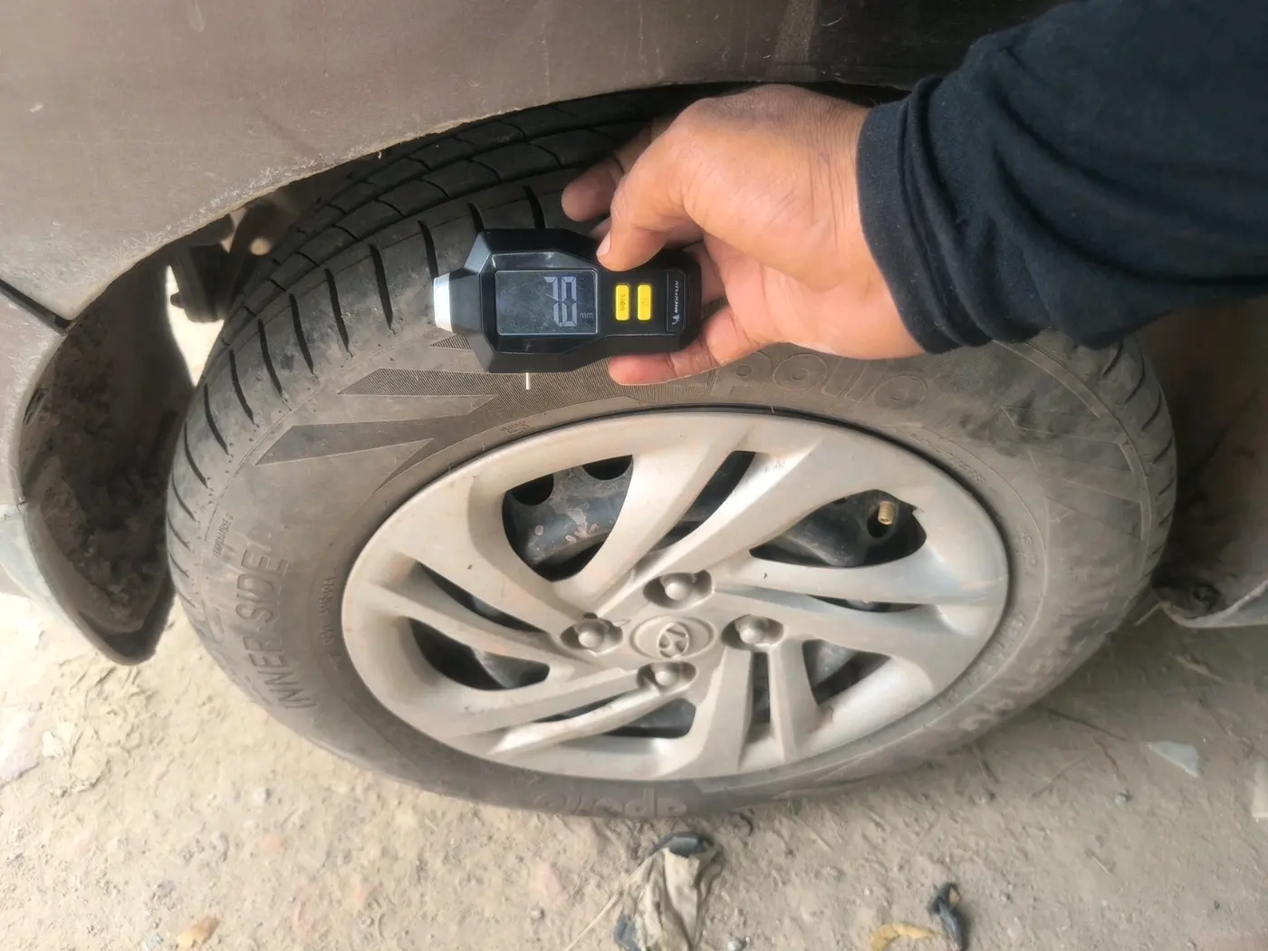 2020 Hyundai AURA S 1.2 CNG, CNG, Manual, 60,028 km, tyre