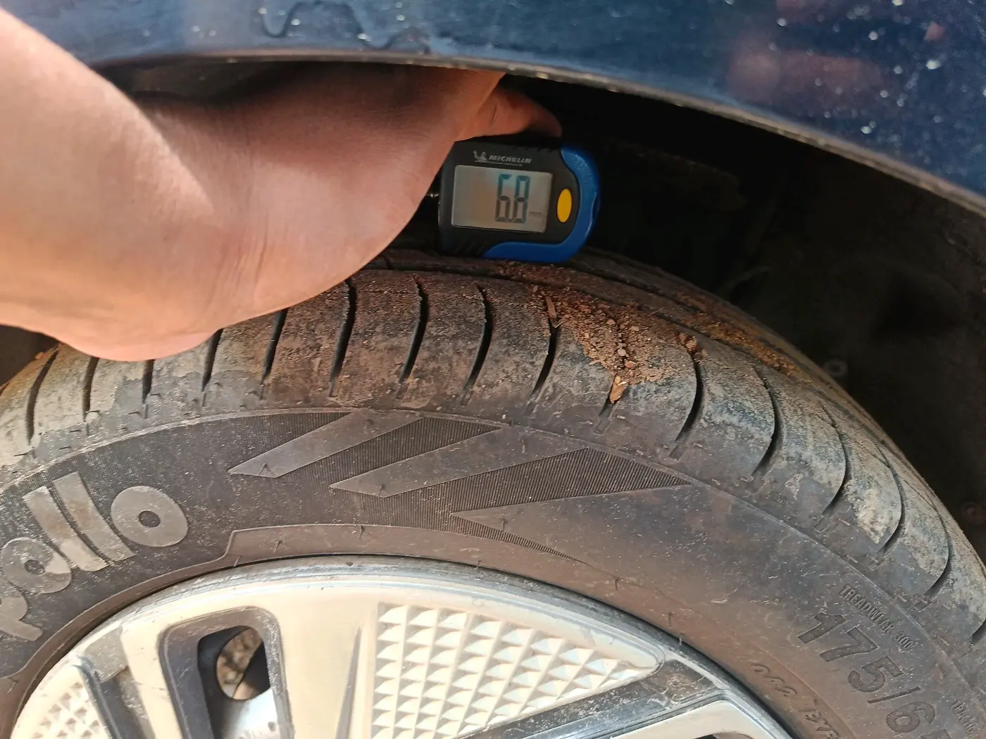 2022 Tata Tiago XM CNG, CNG, Manual, 84,978 km, tyre