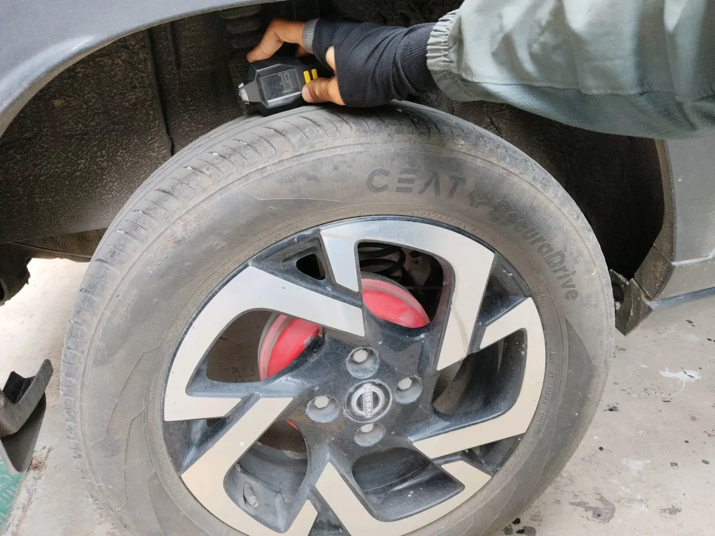 2022 Nissan MAGNITE XV PREMIUM TURBO (O) CVT, Petrol, Automatic, 62,439 km, tyre