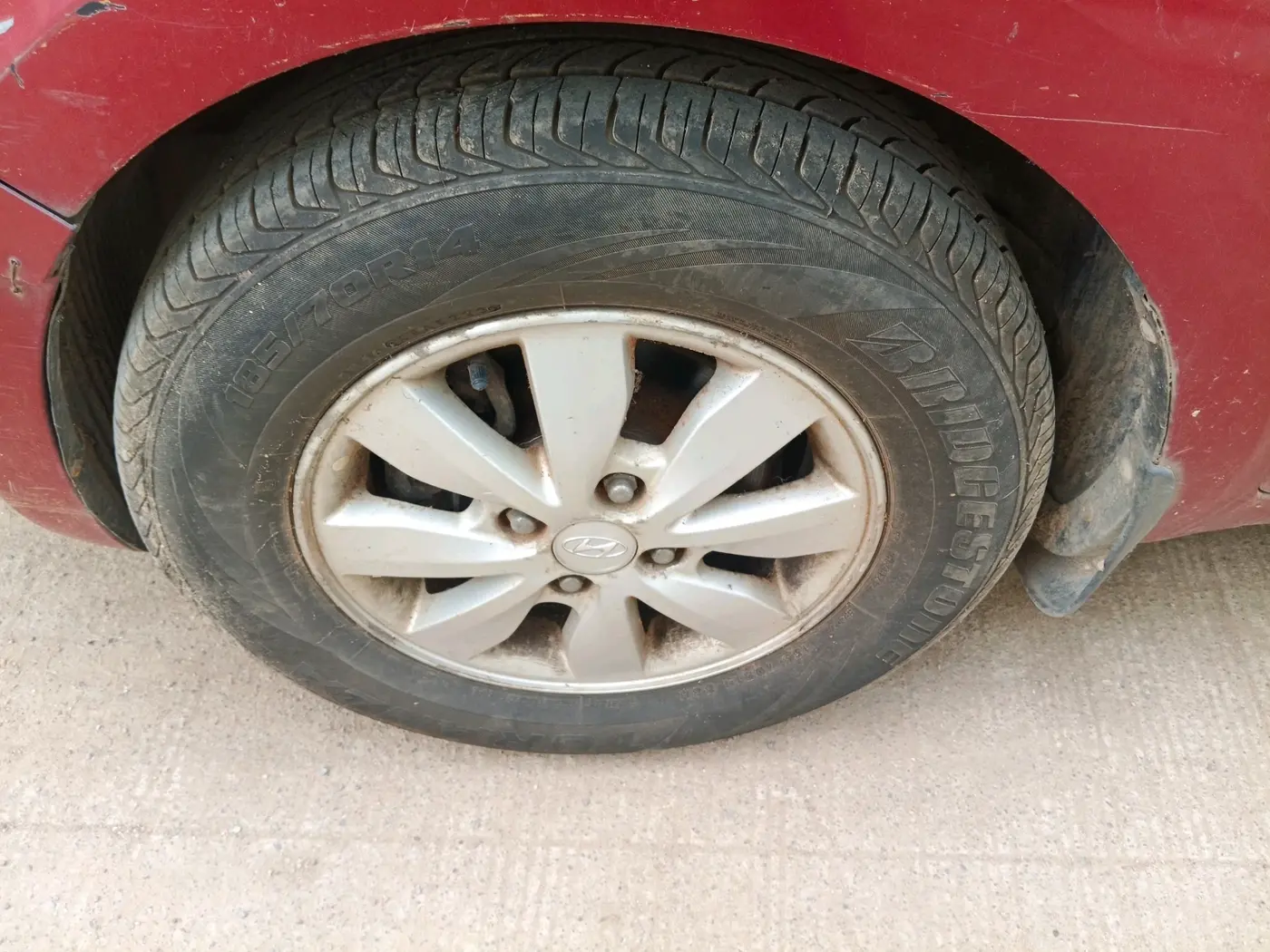 2013 Hyundai i20 ASTA 1.2, Petrol, Manual, 77,549 km, tyre