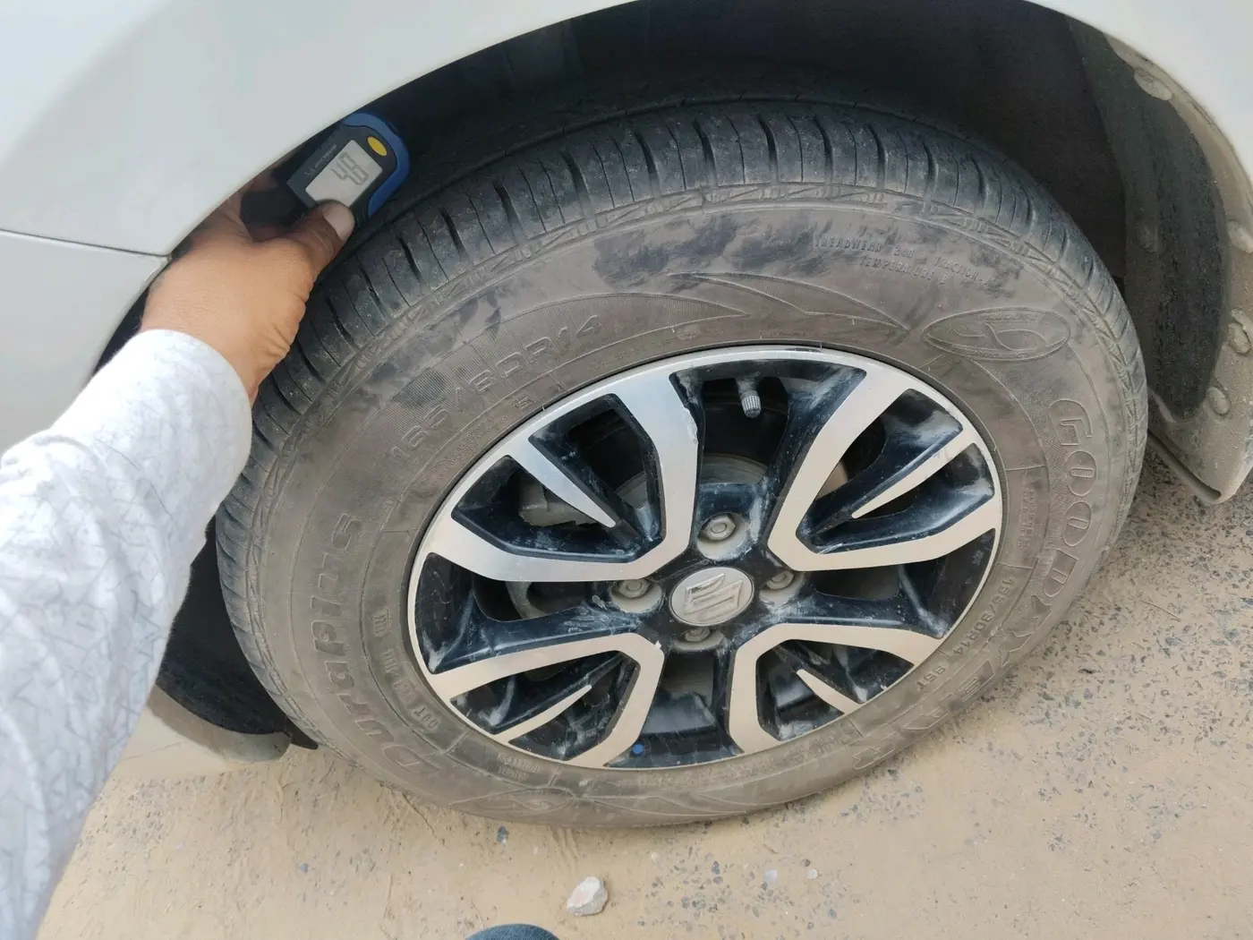 2019 Maruti Dzire VXI, Petrol, Manual, 71,566 km, tyre