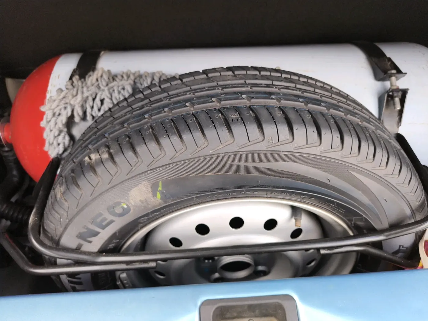 2021 Maruti New Wagon-R LXI CNG (O) 1.0, CNG, Manual, 88,840 km, tyre