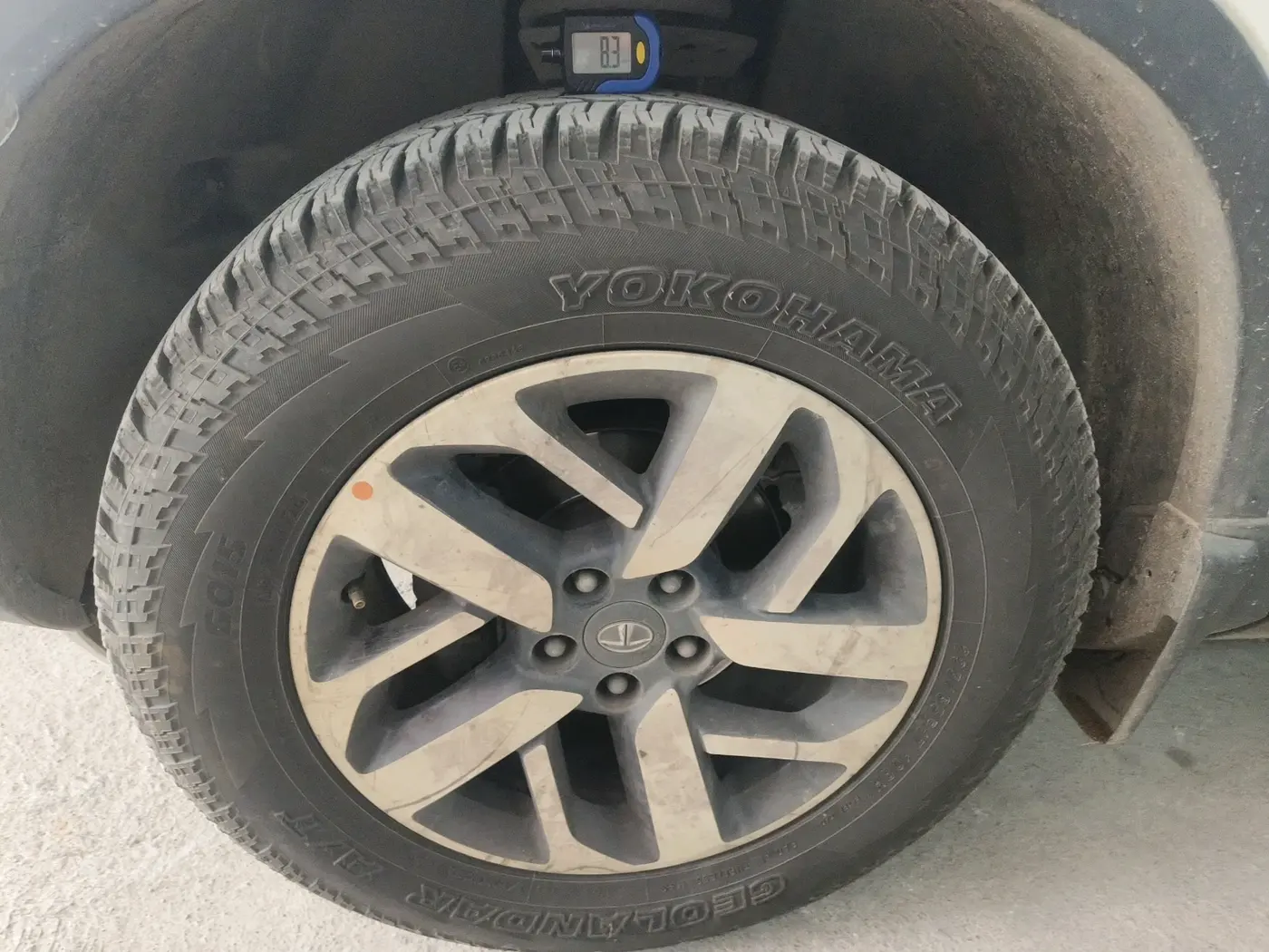 2021 Tata Harrier XZ PLUS 2.0L, Diesel, Manual, 1,32,710 km, tyre
