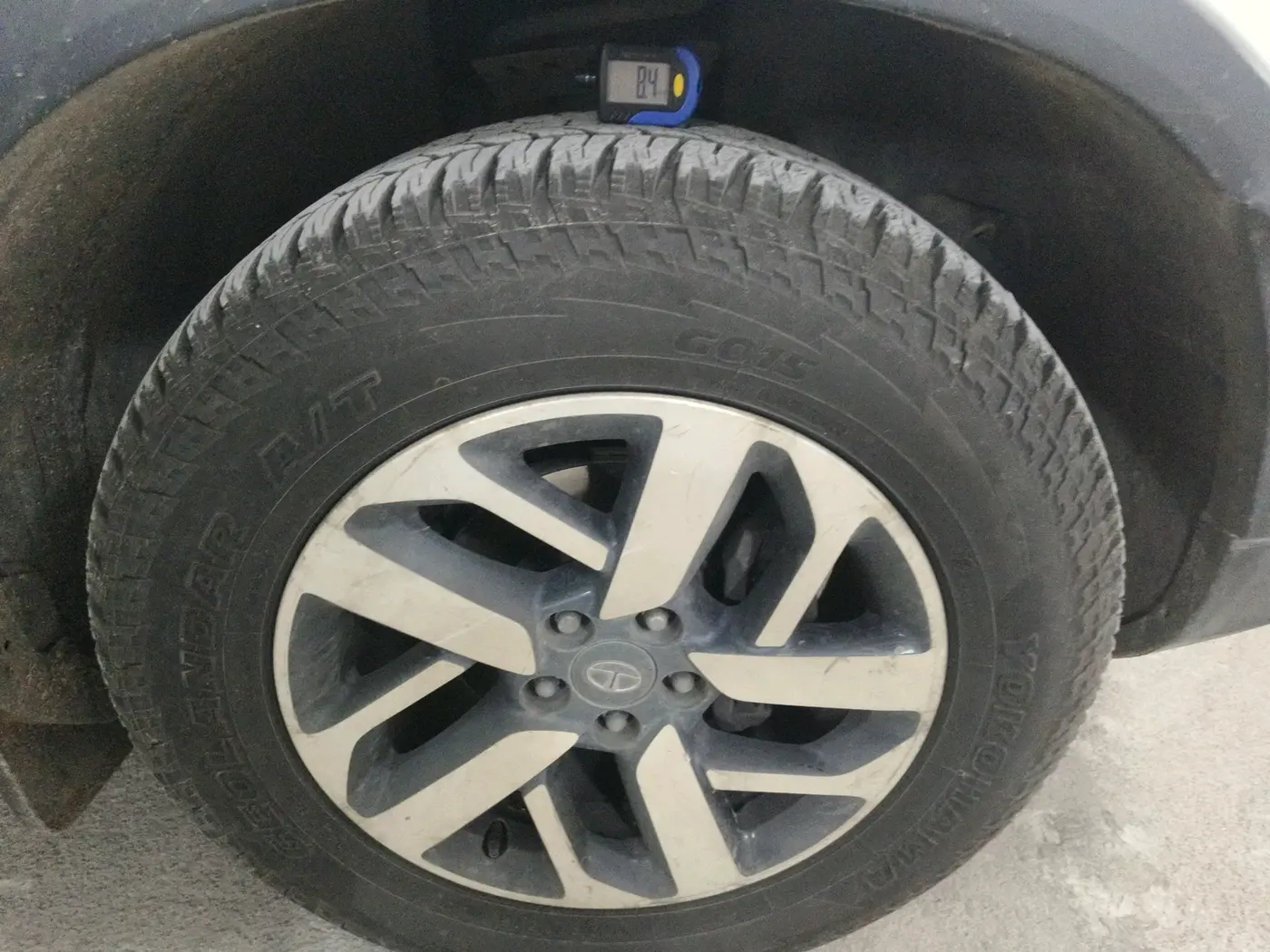 2021 Tata Harrier XZ PLUS 2.0L, Diesel, Manual, 1,32,710 km, tyre