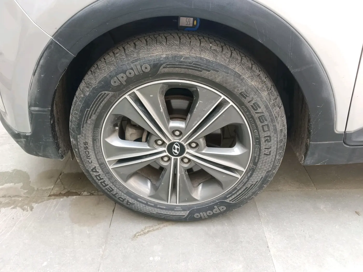 2017 Hyundai Creta SX (O) 1.6 DIESEL, Diesel, Manual, 45,289 km, tyre