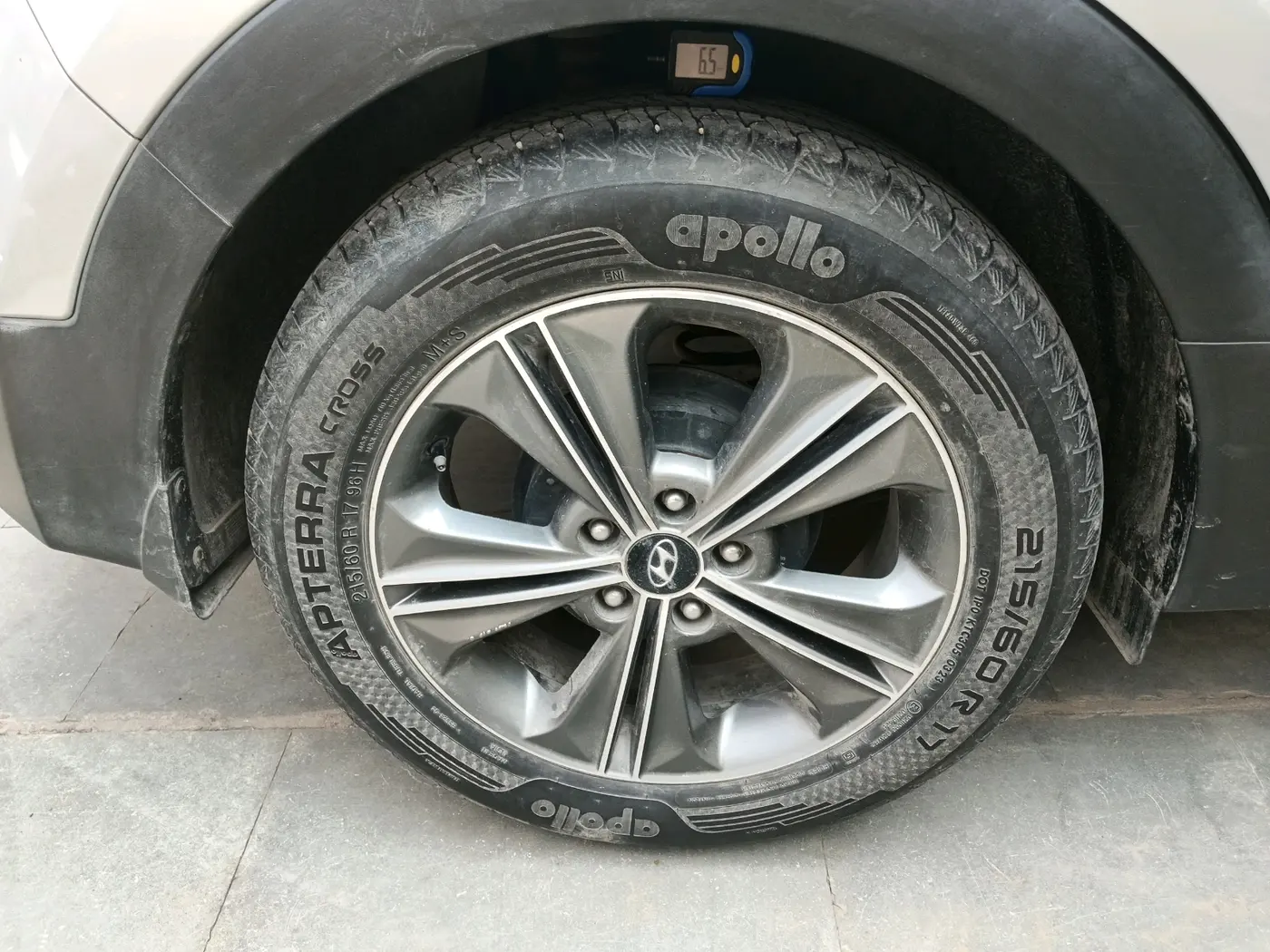 2017 Hyundai Creta SX (O) 1.6 DIESEL, Diesel, Manual, 45,289 km, tyre