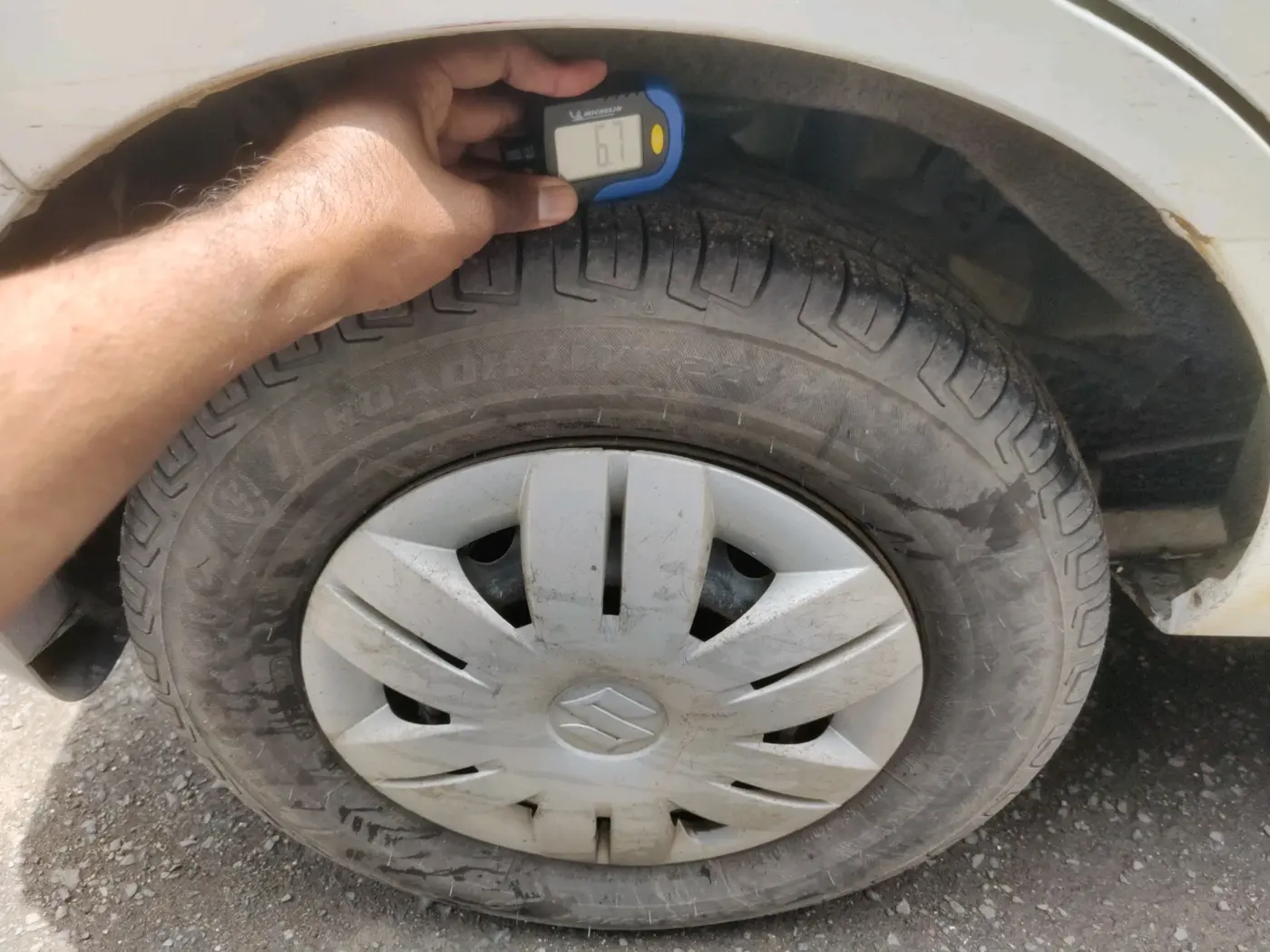 2018 Maruti Alto 800 LXI, Petrol, Manual, 27,098 km, tyre