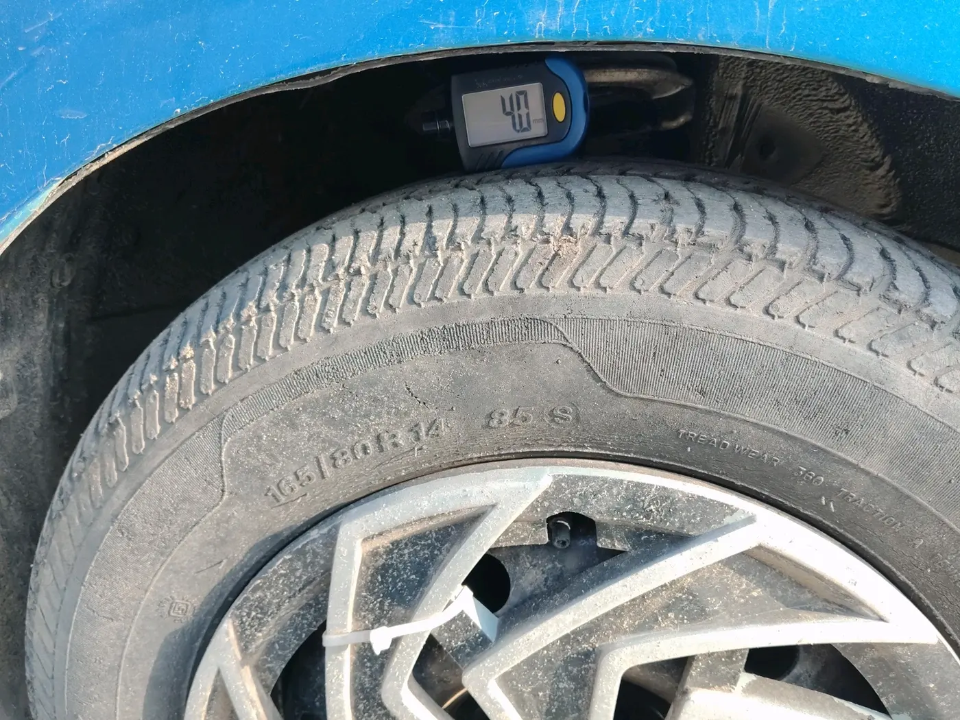 2016 Maruti Ritz LDI, Diesel, Manual, 81,885 km, tyre
