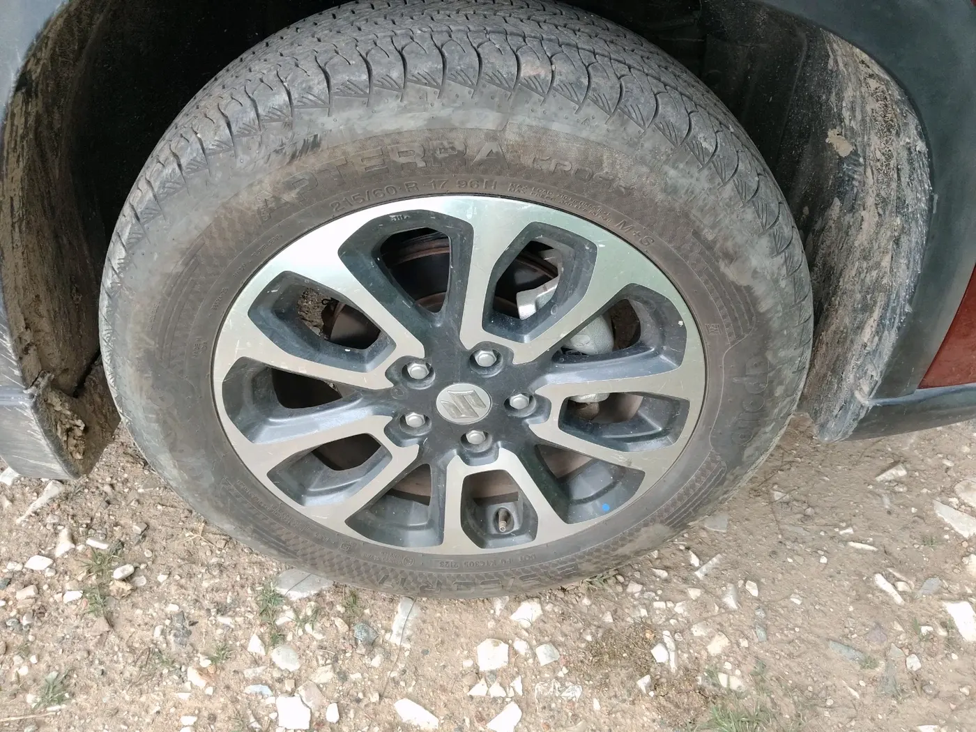 2023 Maruti Grand Vitara DELTA CNG, CNG, Manual, 10,183 km, tyre
