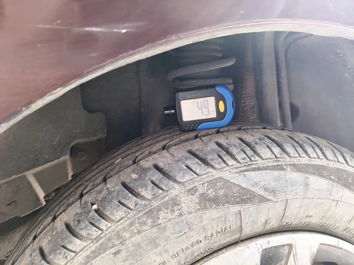 2022 Tata TIGOR XZ PLUS CNG, CNG, Manual, 72,257 km, tyre
