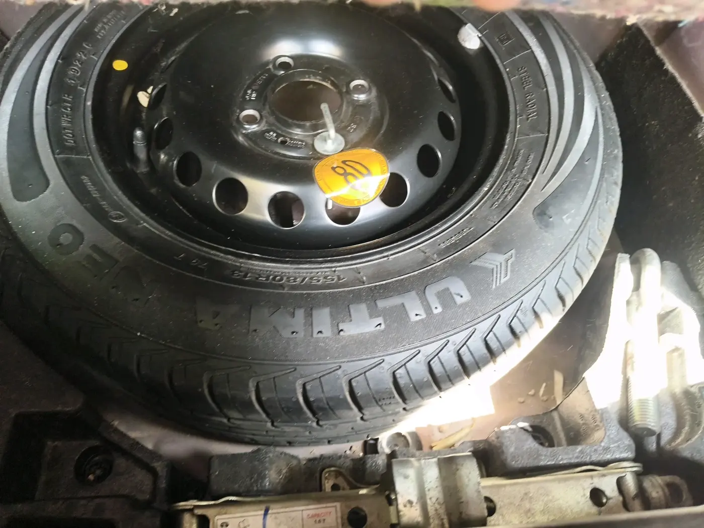 2022 Tata TIGOR XZ PLUS CNG, CNG, Manual, 72,257 km, tyre