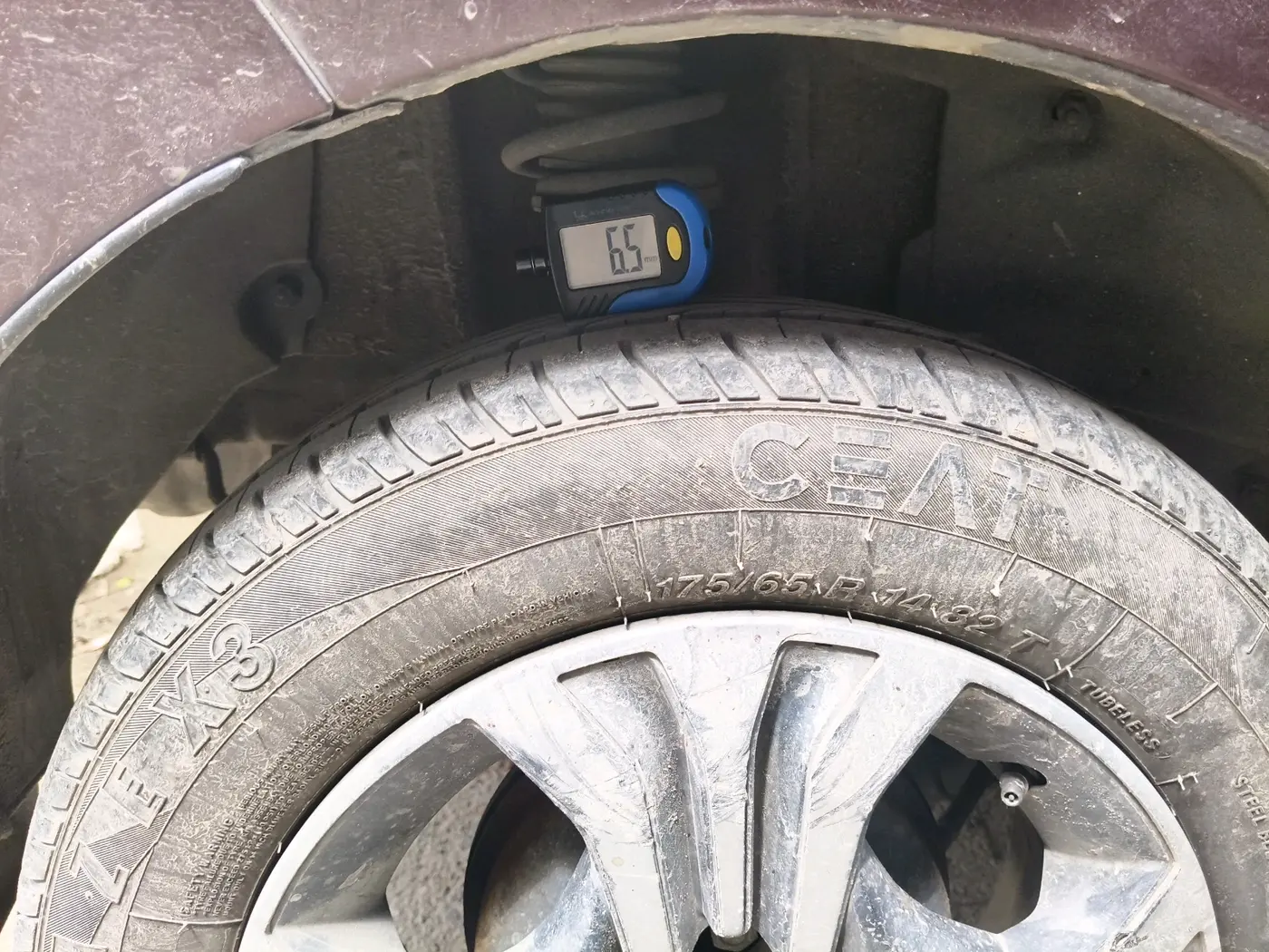 2022 Tata TIGOR XZ PLUS CNG, CNG, Manual, 72,257 km, tyre