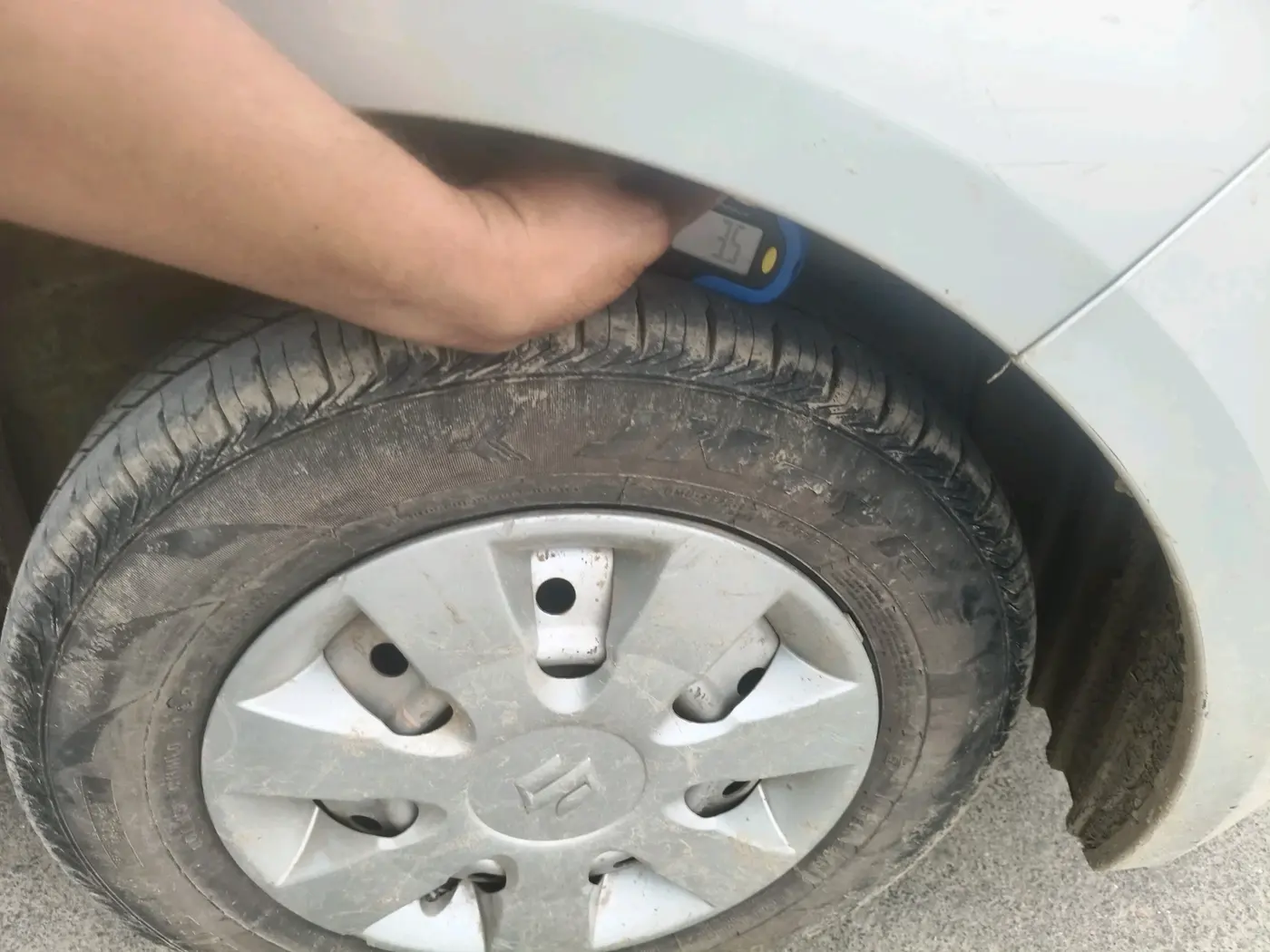 2021 Maruti New Wagon-R LXI CNG (O) 1.0, CNG, Manual, 1,24,023 km, tyre