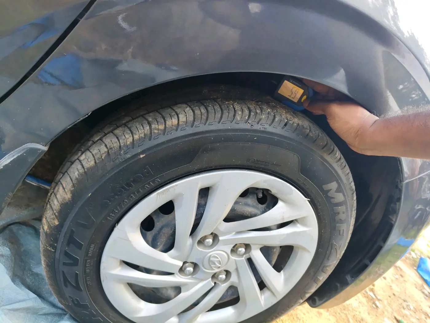 2022 Hyundai AURA S 1.2 CNG, CNG, Manual, 52,022 km, tyre