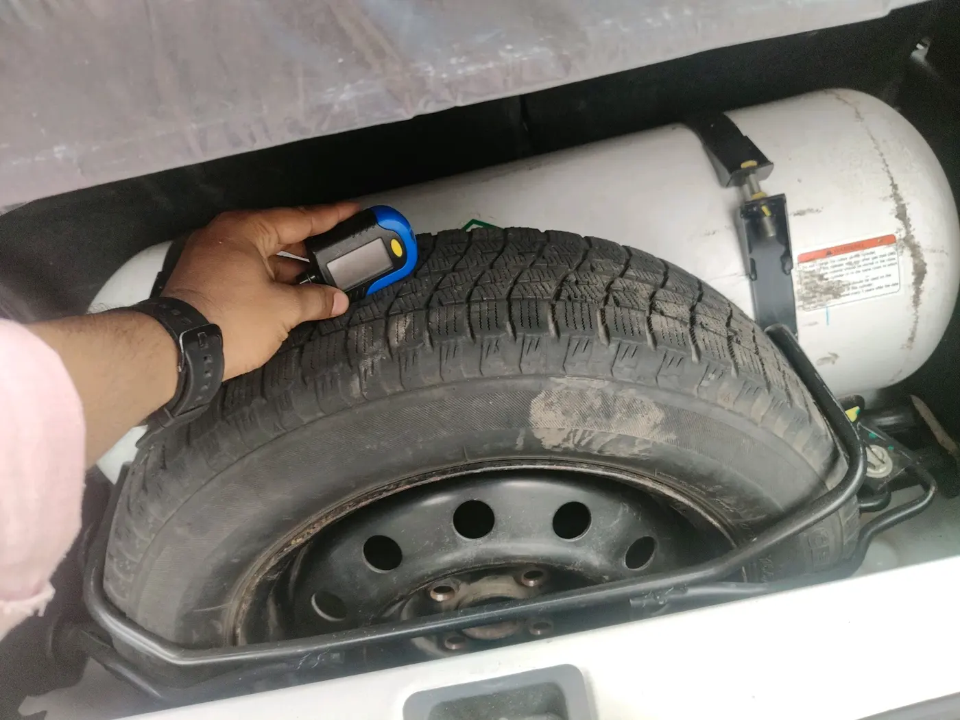 2022 Maruti New Wagon-R VXI CNG 1.0, CNG, Manual, 58,505 km, tyre