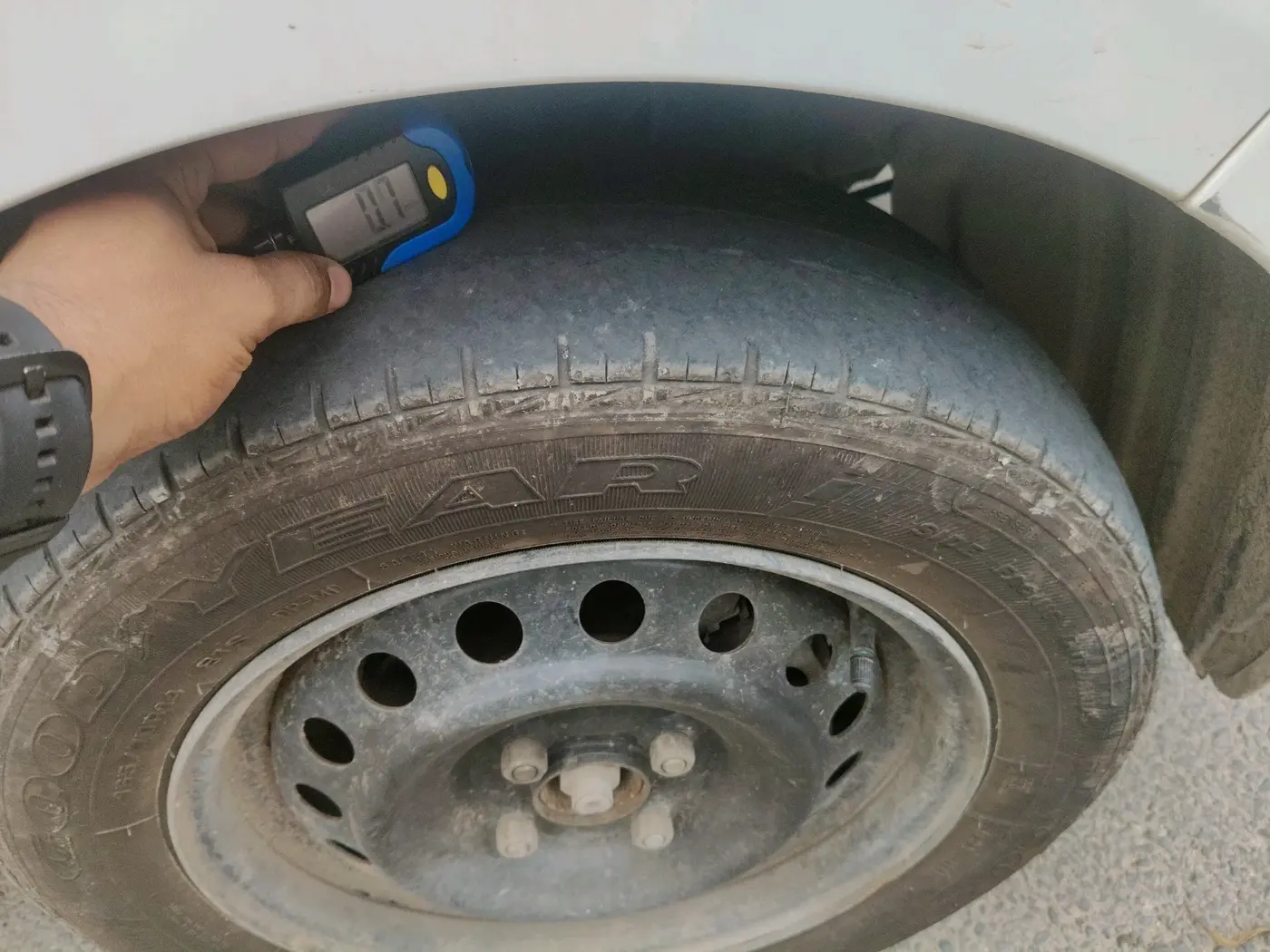 2022 Maruti New Wagon-R VXI CNG 1.0, CNG, Manual, 58,505 km, tyre