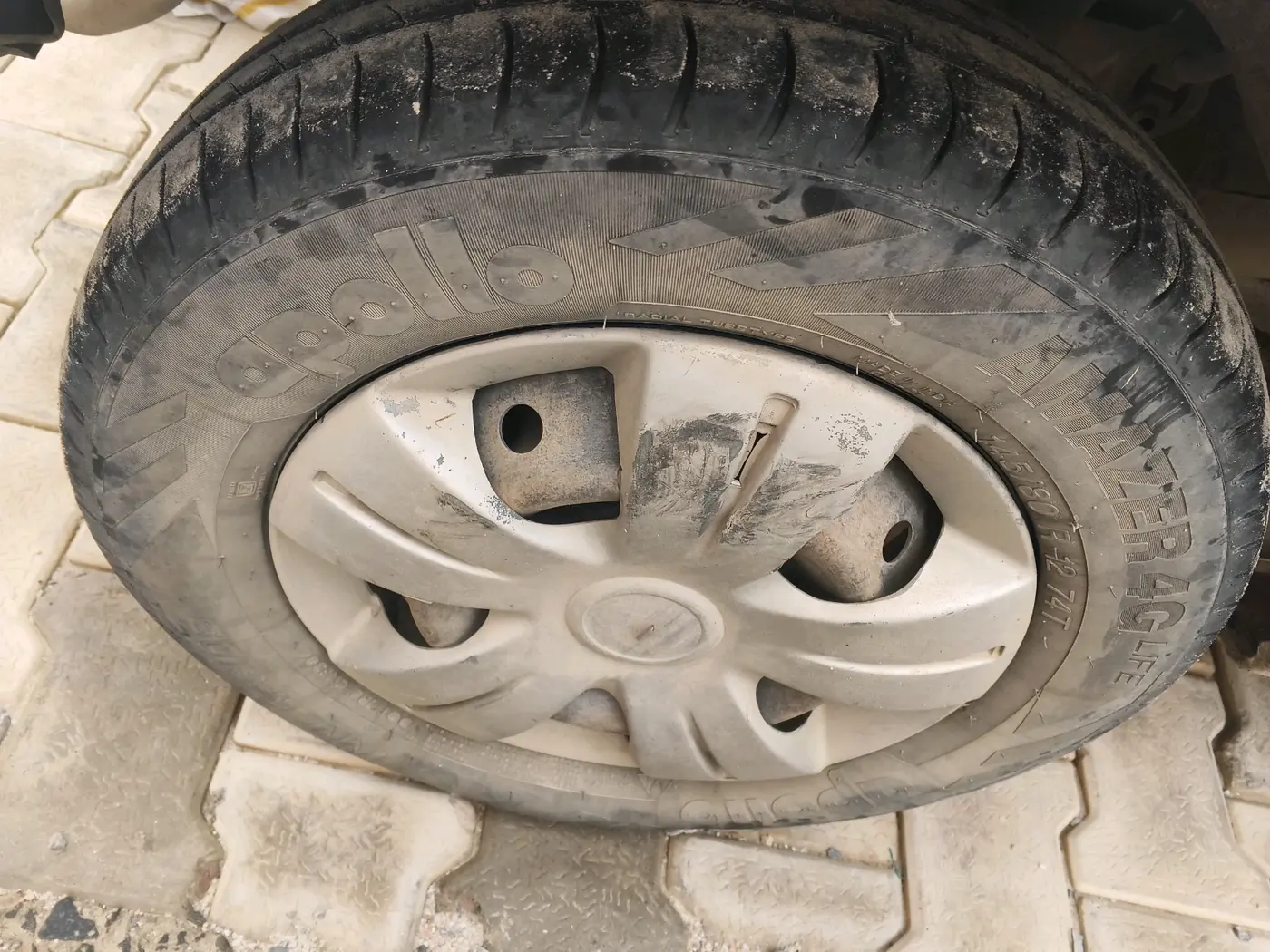 2015 Maruti Alto 800 LXI CNG, CNG, Manual, 1,19,569 km, tyre