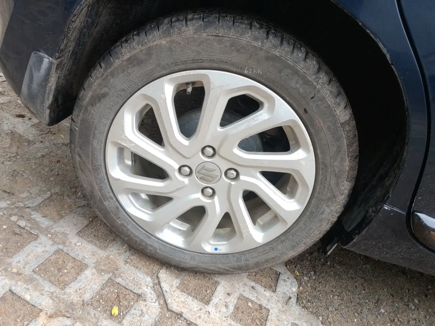 2022 Maruti Baleno ZETA PETROL 1.2, Petrol, Manual, 77,608 km, tyre