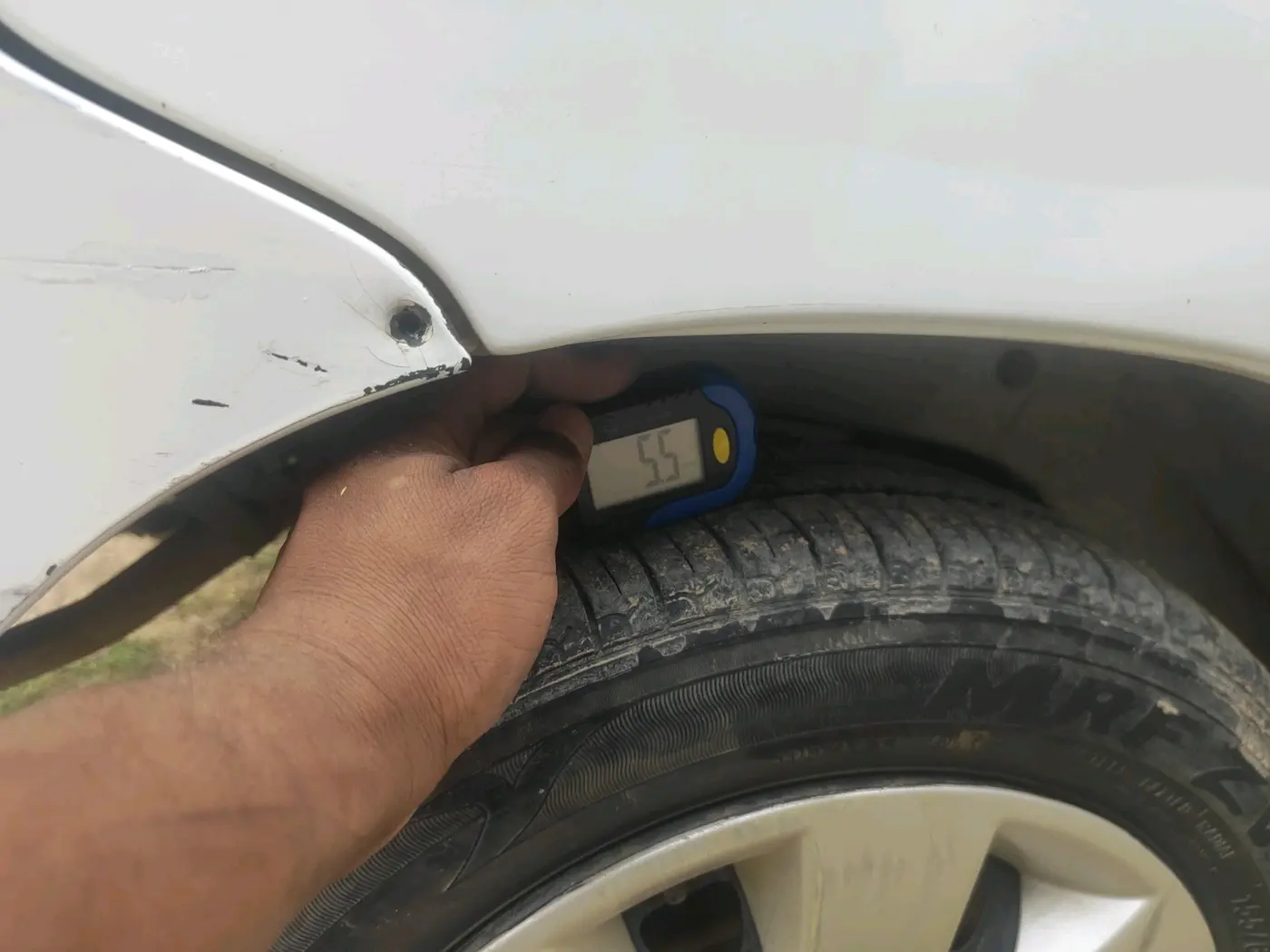 2014 Maruti Alto K10 VXI, CNG, Manual, 1,04,005 km, tyre
