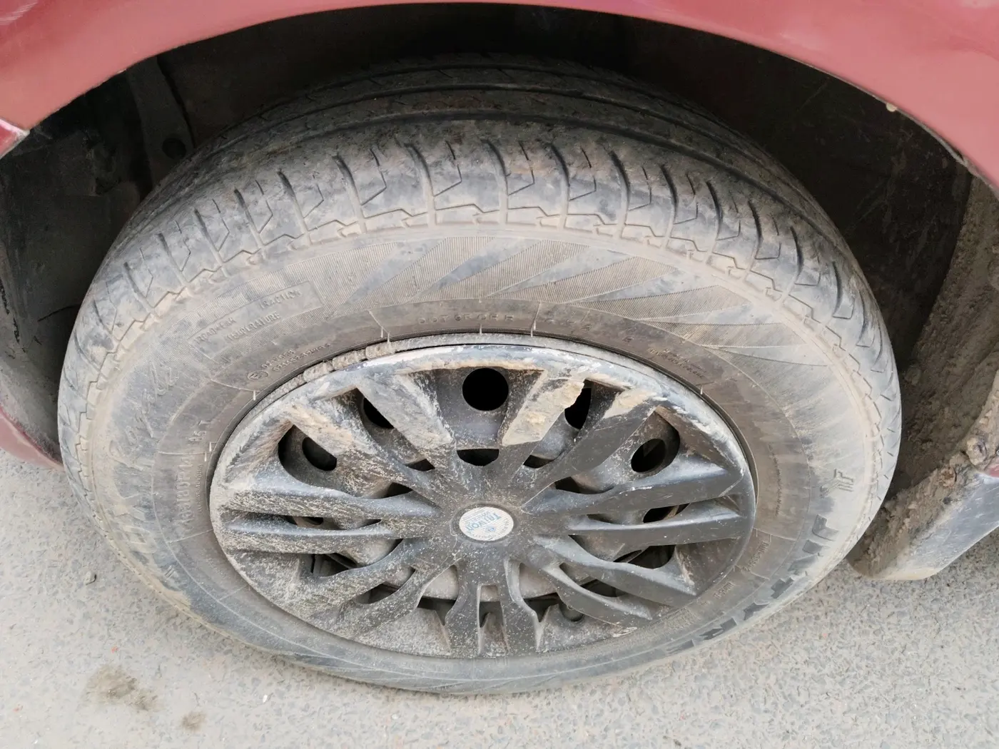 2014 Maruti Ritz VXI, Petrol, Manual, 34,643 km, tyre