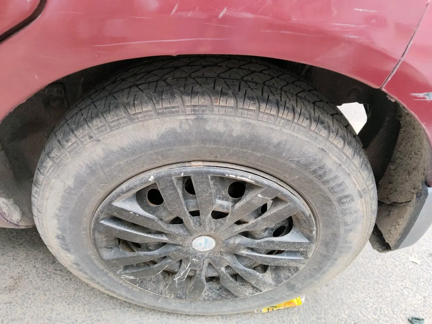 2014 Maruti Ritz VXI, Petrol, Manual, 34,643 km, tyre