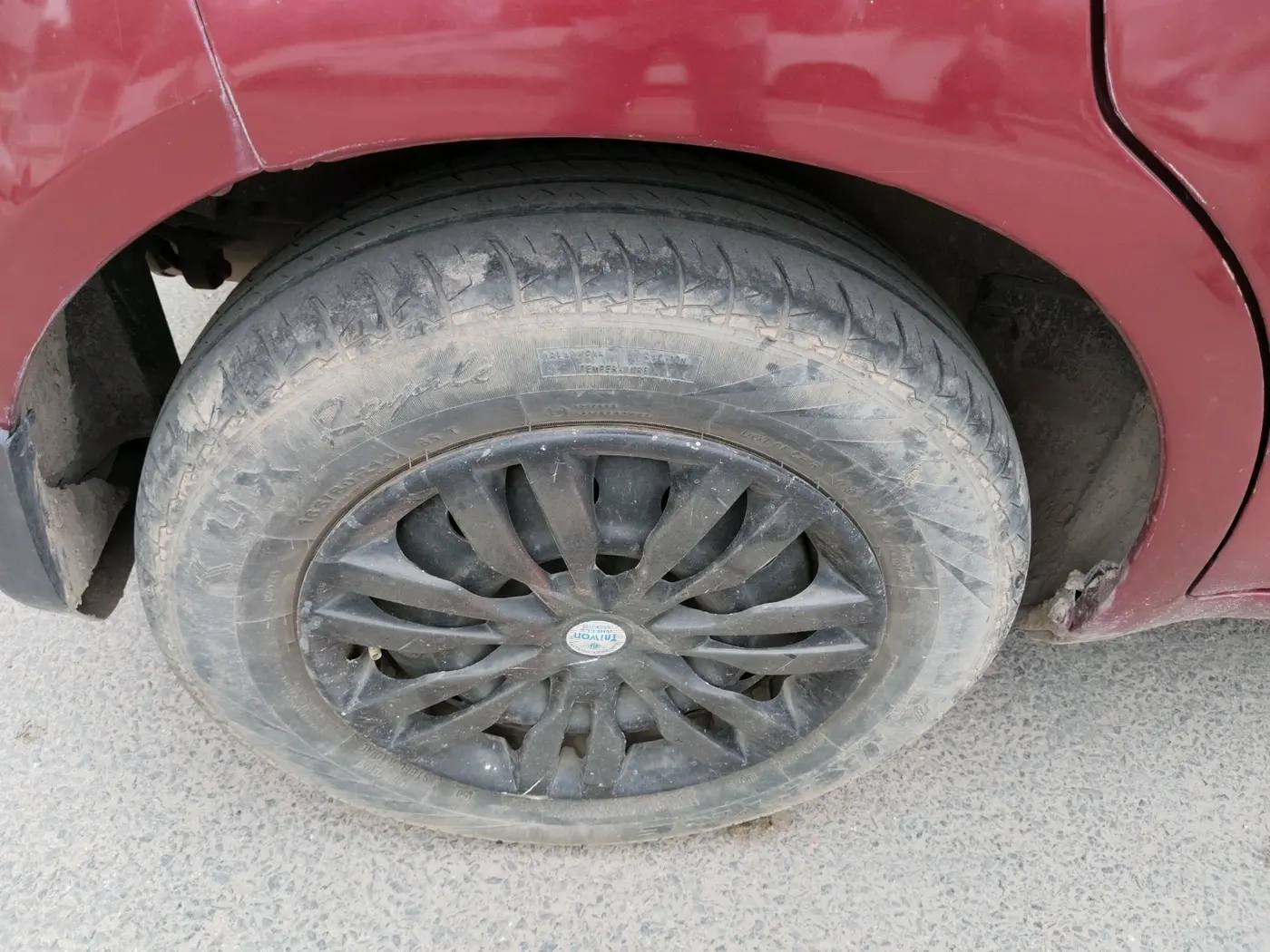 2014 Maruti Ritz VXI, Petrol, Manual, 34,643 km, tyre
