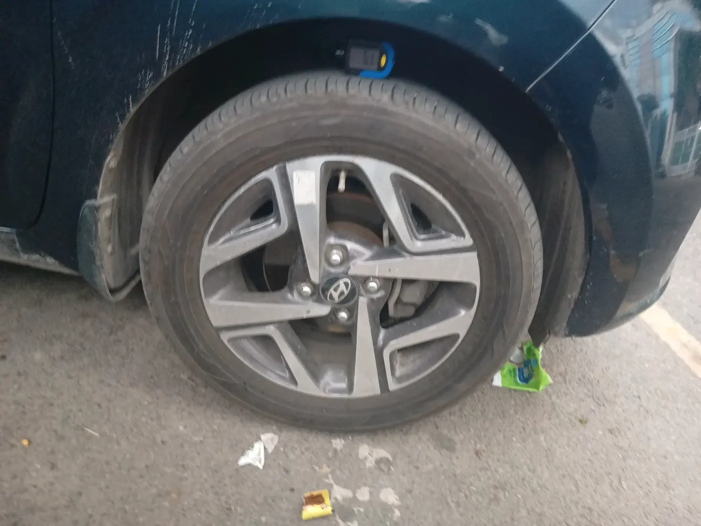 2022 Hyundai AURA SX 1.2, Petrol, Manual, 78,020 km, tyre