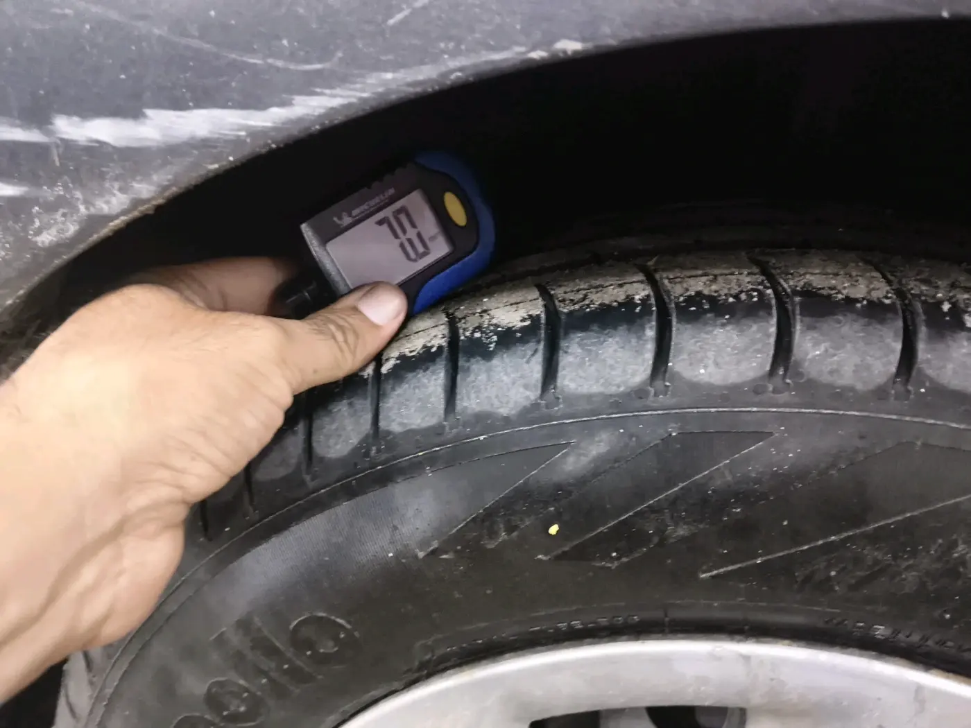 2022 Hyundai AURA S 1.2 CNG, CNG, Manual, 95,818 km, tyre