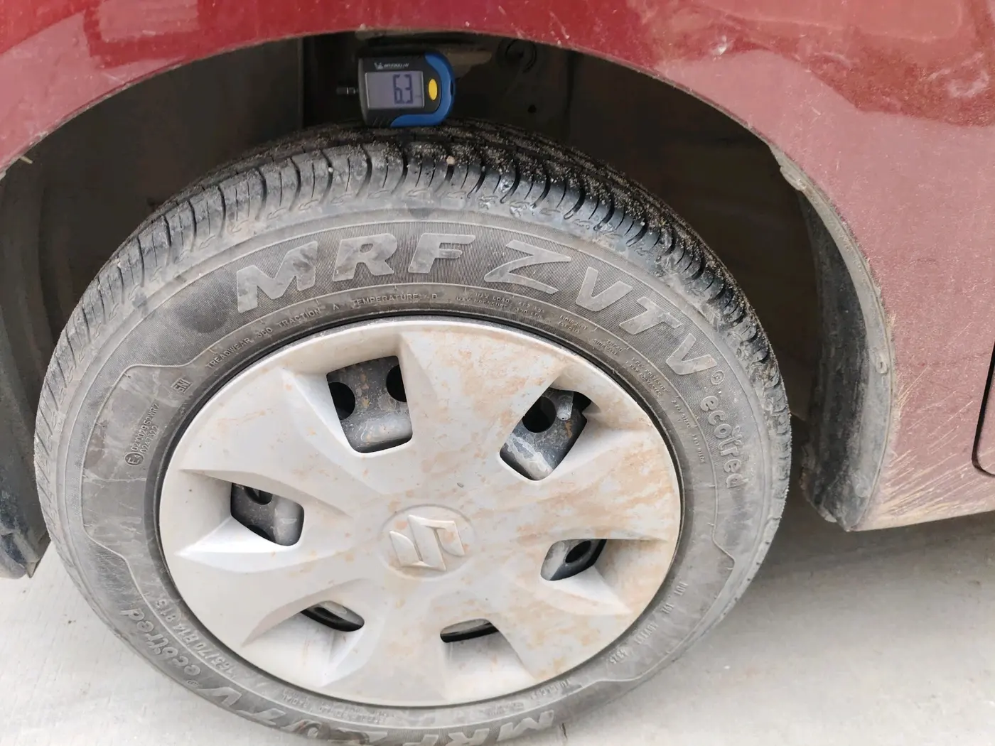 2025 Maruti New Wagon-R VXI CNG 1.0, CNG, Manual, 8,544 km, tyre